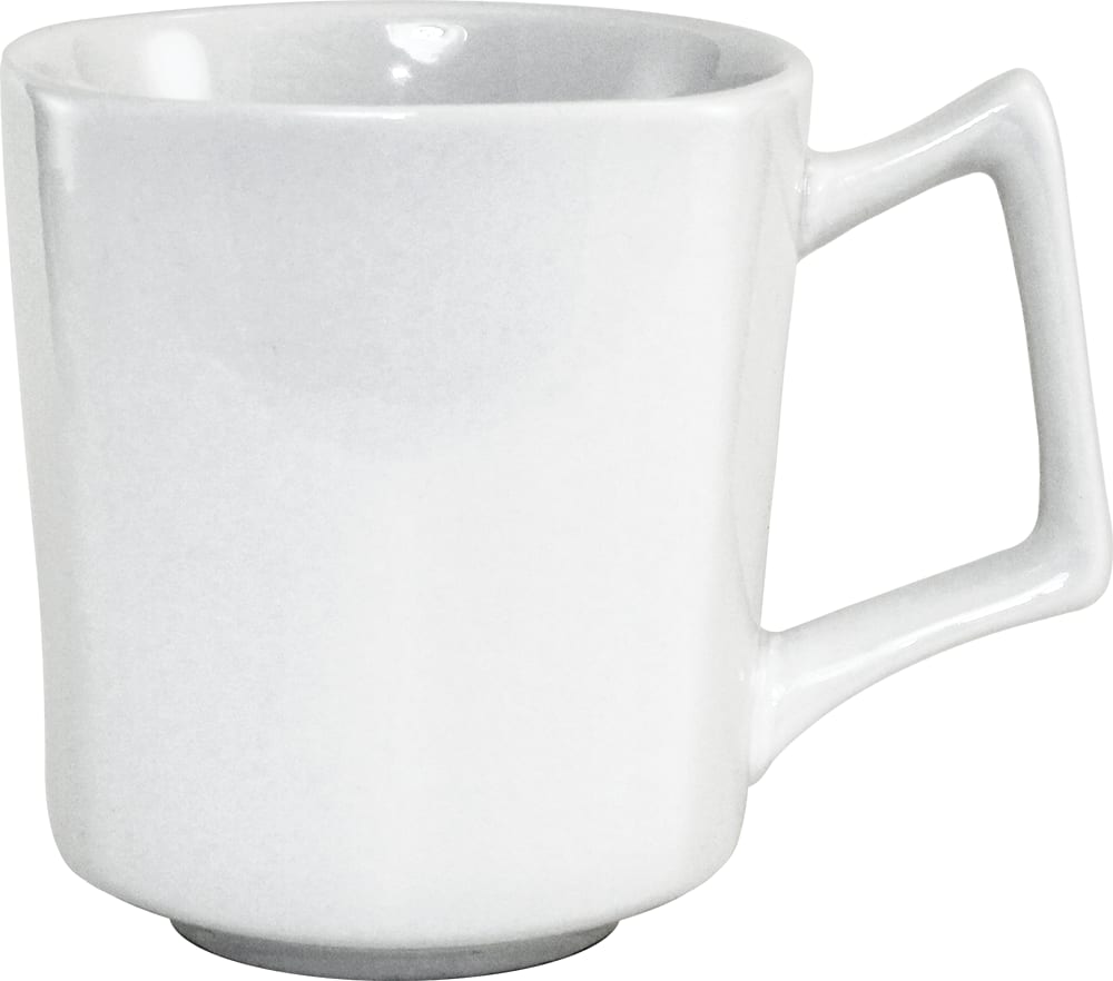 International Tableware QP-17 Quad™ Porcelain EW Square Mug (11oz)