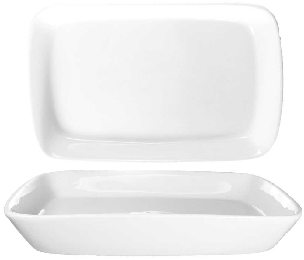 International Tableware QP-106 Quad™ Porcelain EW Rectangular Serving Platter 10" (32oz)