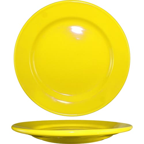 International Tableware CA-8-Y Cancun™ Stoneware Yellow WR Plate 9"