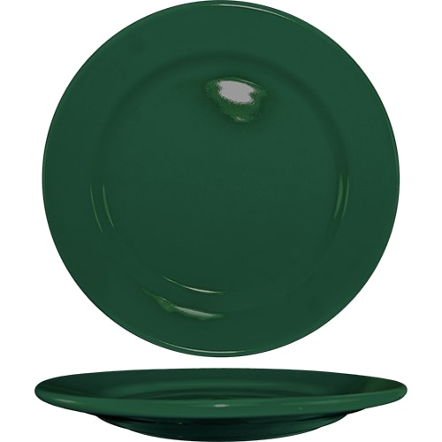 International Tableware CA-9-G Cancun™ Stoneware Green WR Plate 9-3/4"