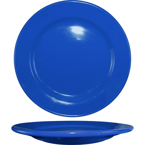 International Tableware CA-21-LB Cancun™ Stoneware Lt Blue WR Plate 12"