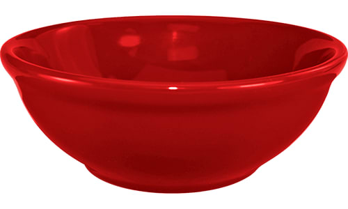 International Tableware CA-15-CR Cancun™ Stoneware Crimson Red Nappie/Oatmeal Bowl (13oz)