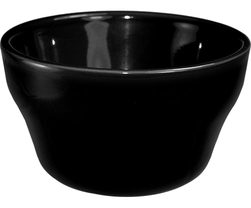 International Tableware CA-4-B Cancun™ Stoneware Black Bouillon Bowl (7.25oz)