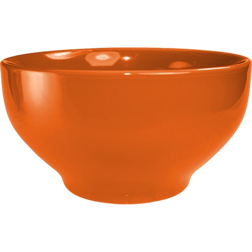 International Tableware CA-44-O Cancun™ Stoneware Orange Footed Bowl (44oz)