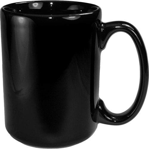 International Tableware 81015-05 Cancun™ Stoneware Black El Grande Mug (13oz)