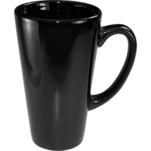 International Tableware 867-05 Cancun™ Stoneware Black Funnel Cup (16oz)