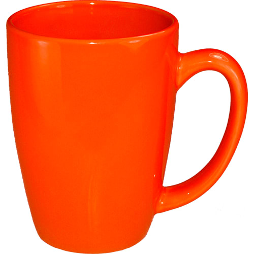 International Tableware 8286-210 Cancun™ Stoneware Orange Endeavor Cup (14oz)