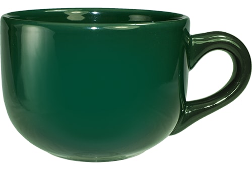 International Tableware 822-67 Cancun™ Stoneware Green Latte Cup (14oz)
