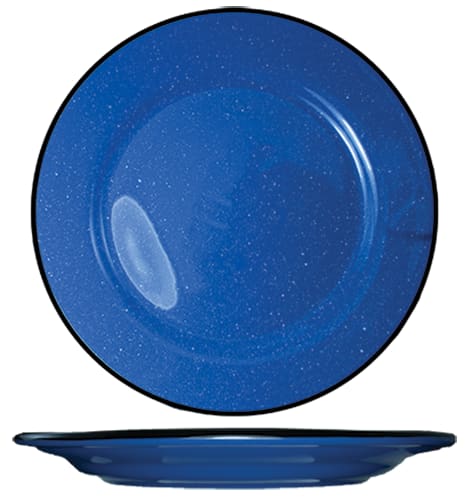 International Tableware CF-31 Campfire™ Stoneware Blue w/White Speckles Plate 6-1/4"