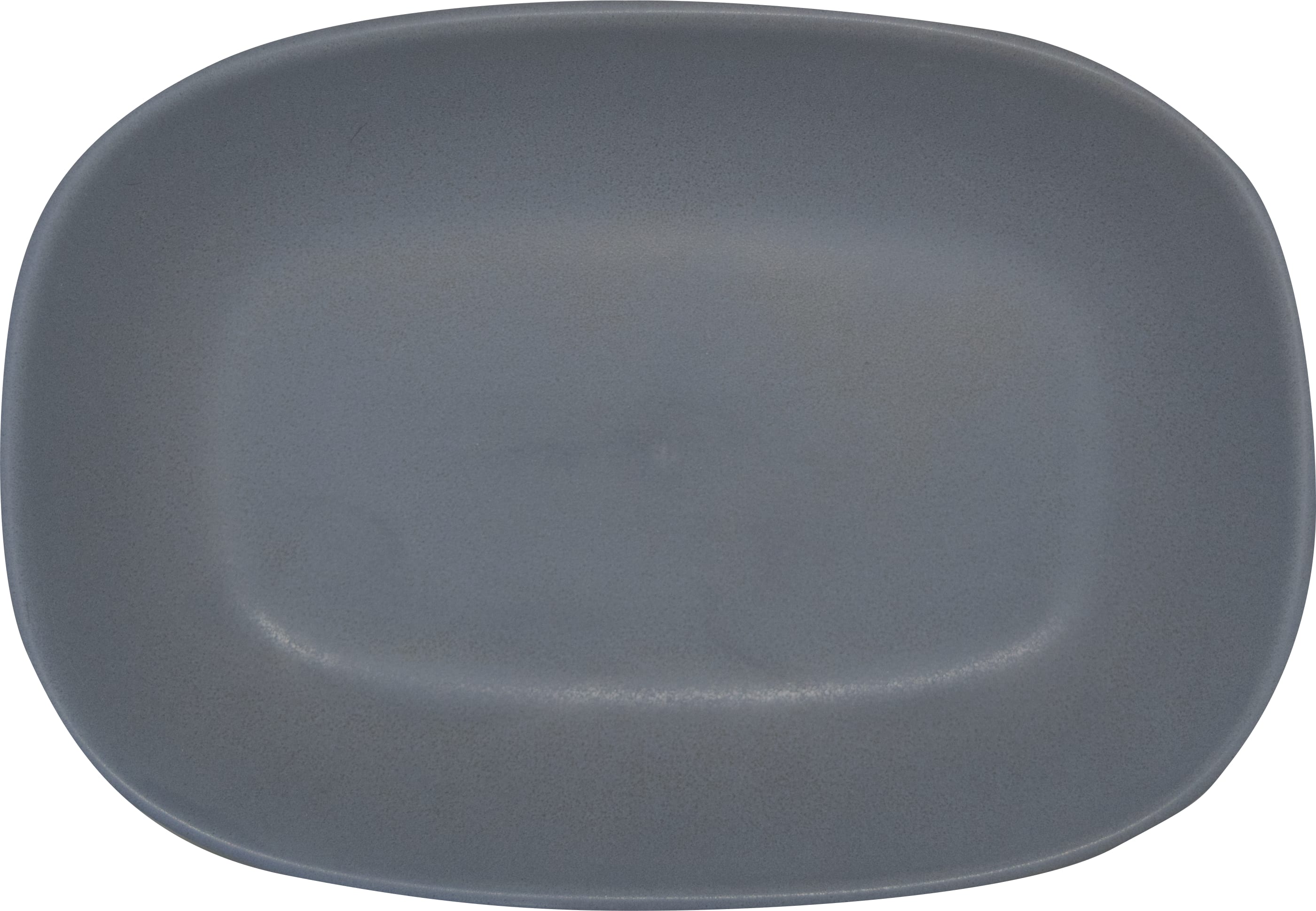 International Tableware SR-18 Strata™ Stoneware Two Tone Grey/Sand Platter 6-3/4"