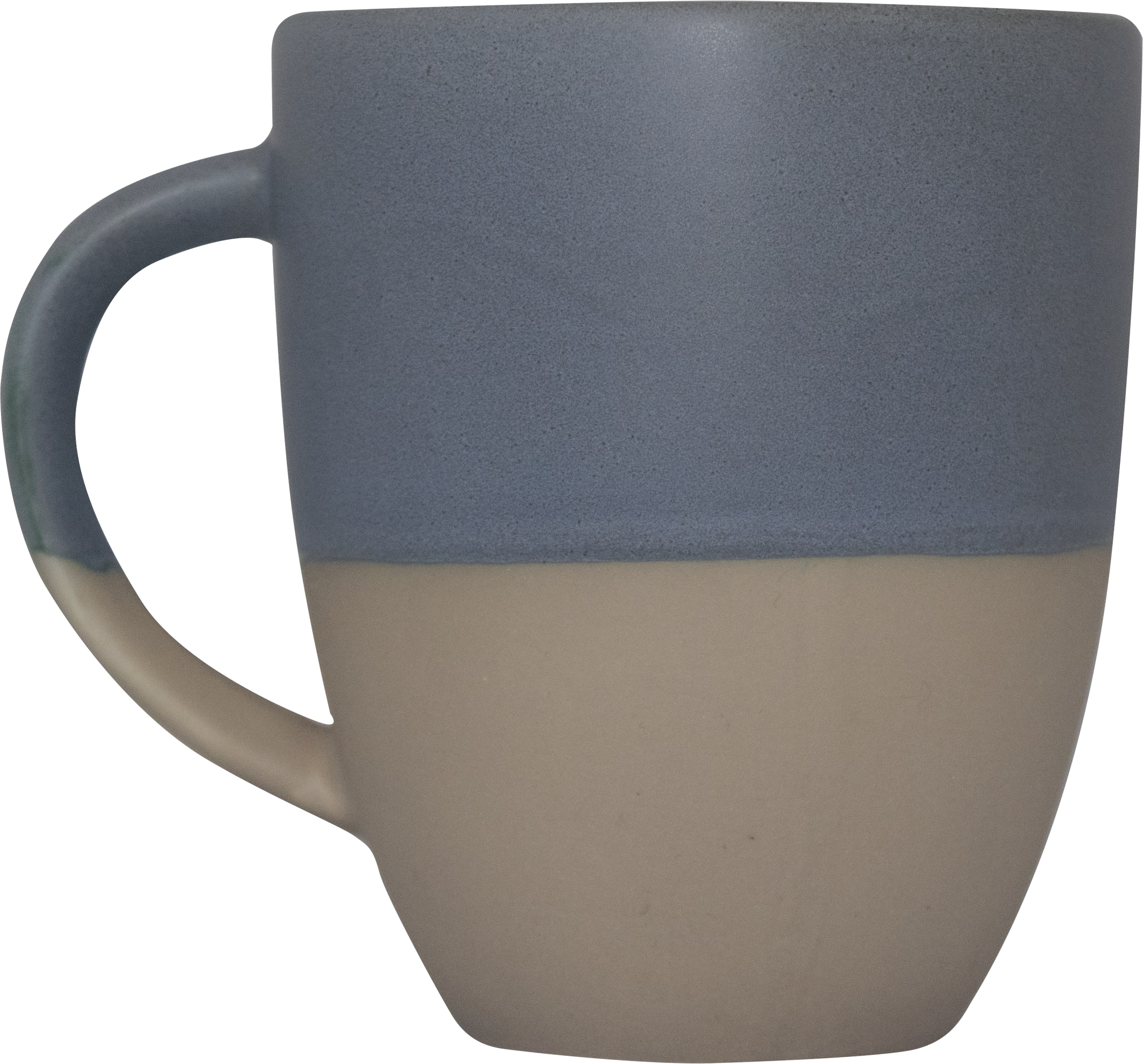 International Tableware 841-SR Strata™ Stoneware Two Tone Grey/Sand Cup (9oz)
