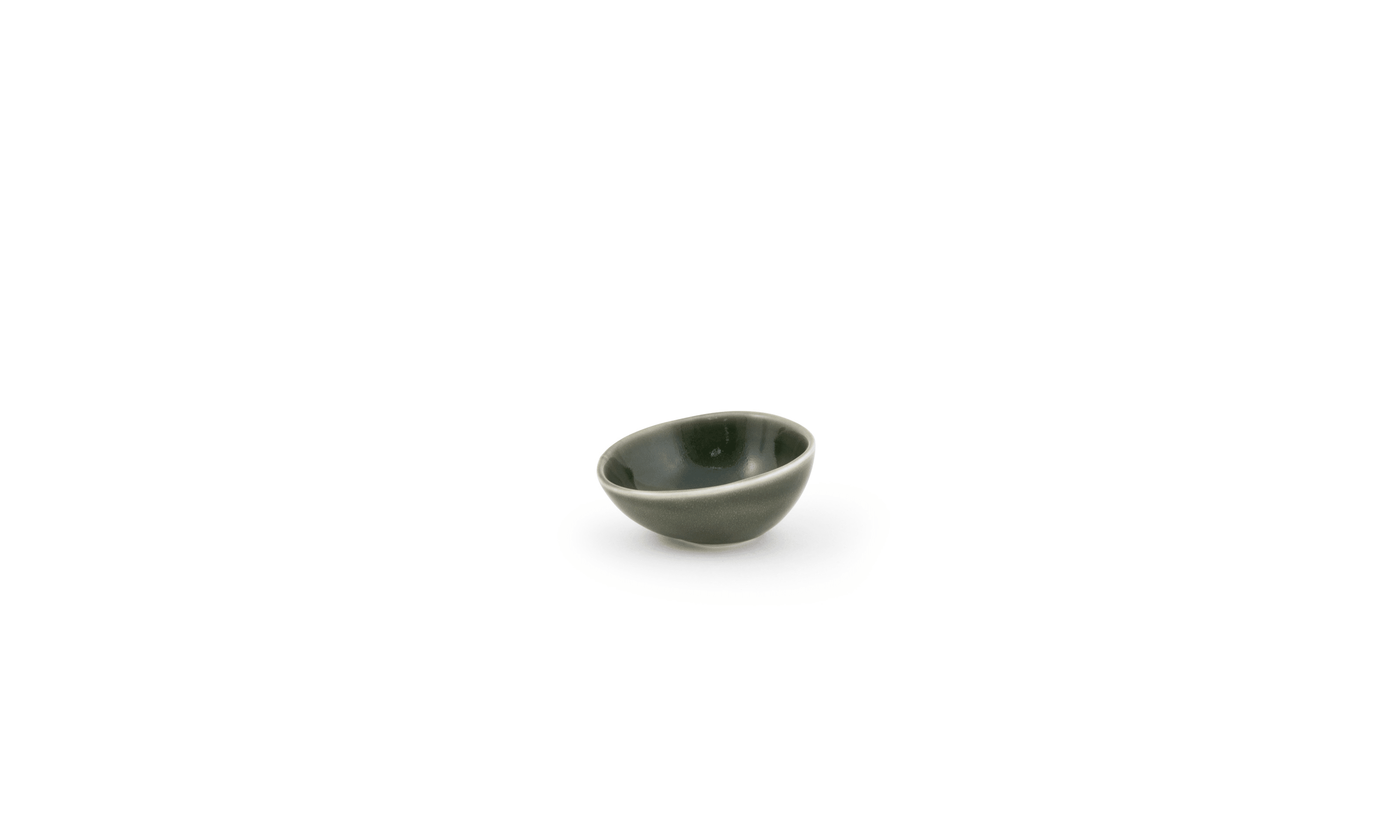 Front of the House ASC023GRP23 1.5 oz Kiln® Ramekin, Leek, 12/Case