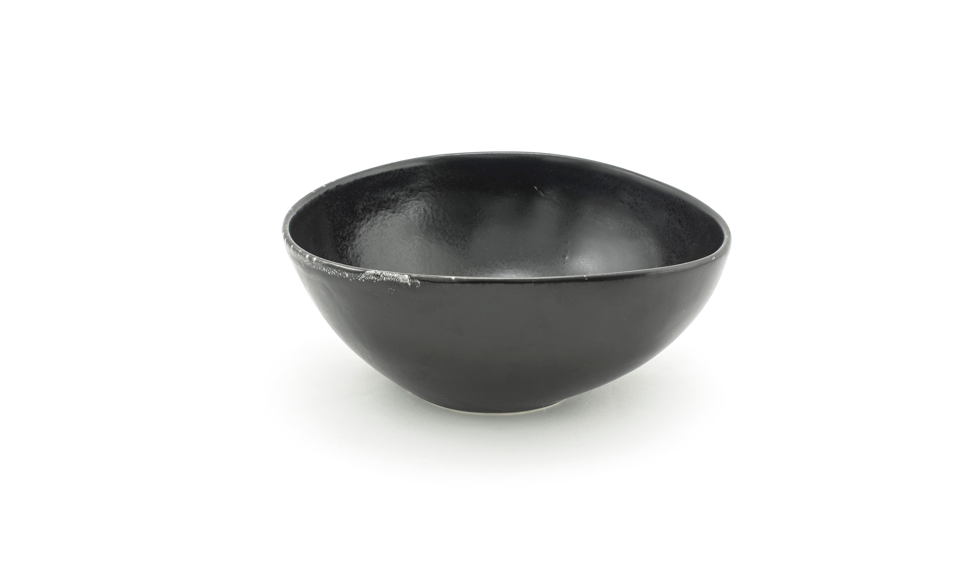 Front of the House BBO034BKP20 9.5" Oval Tall Kiln® Bowl, 60 oz, Pepper, 2/Case