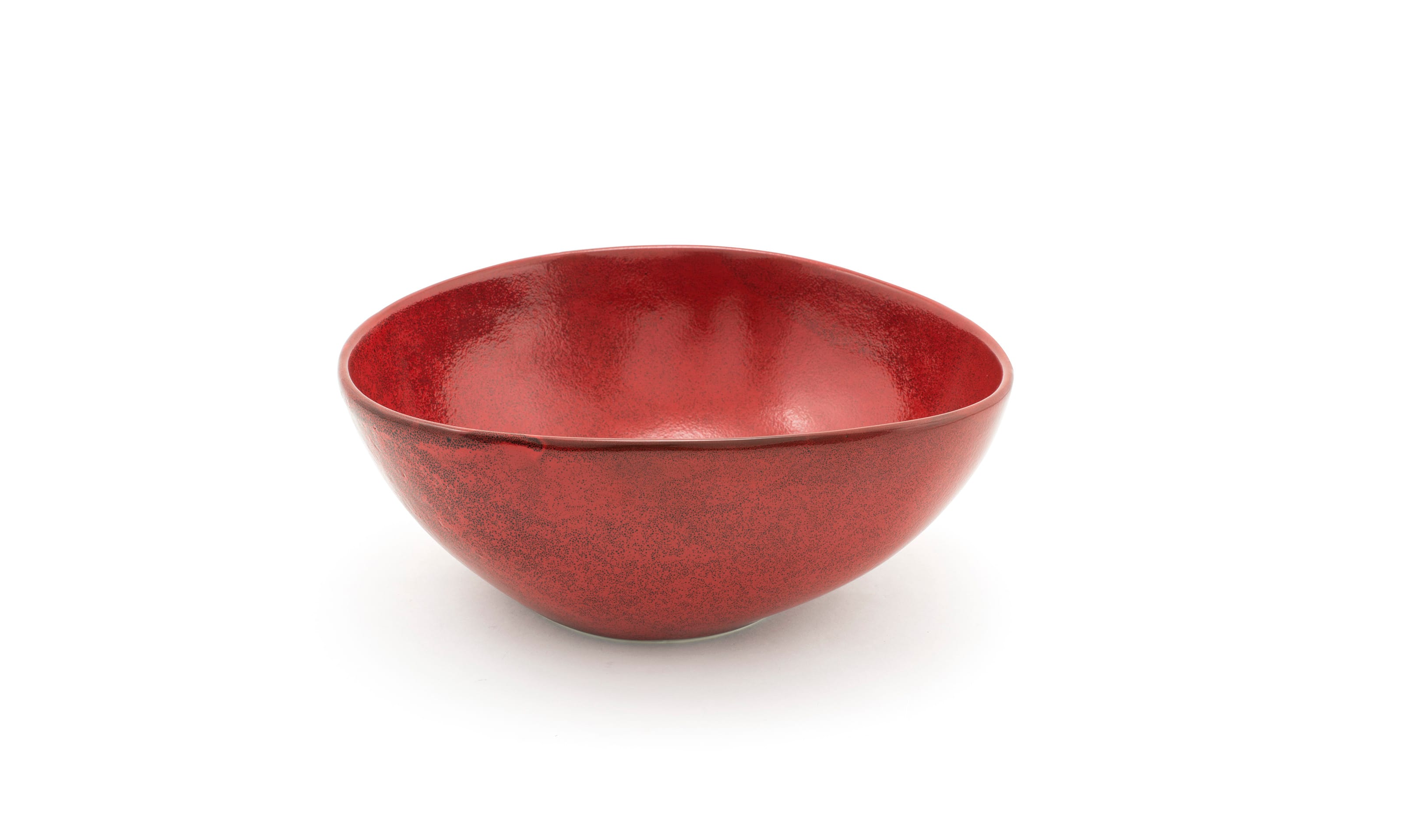 Front of the House BBO034RDP20 9.5" Oval Tall Kiln® Bowl, 60 oz, Chili, 2/Case