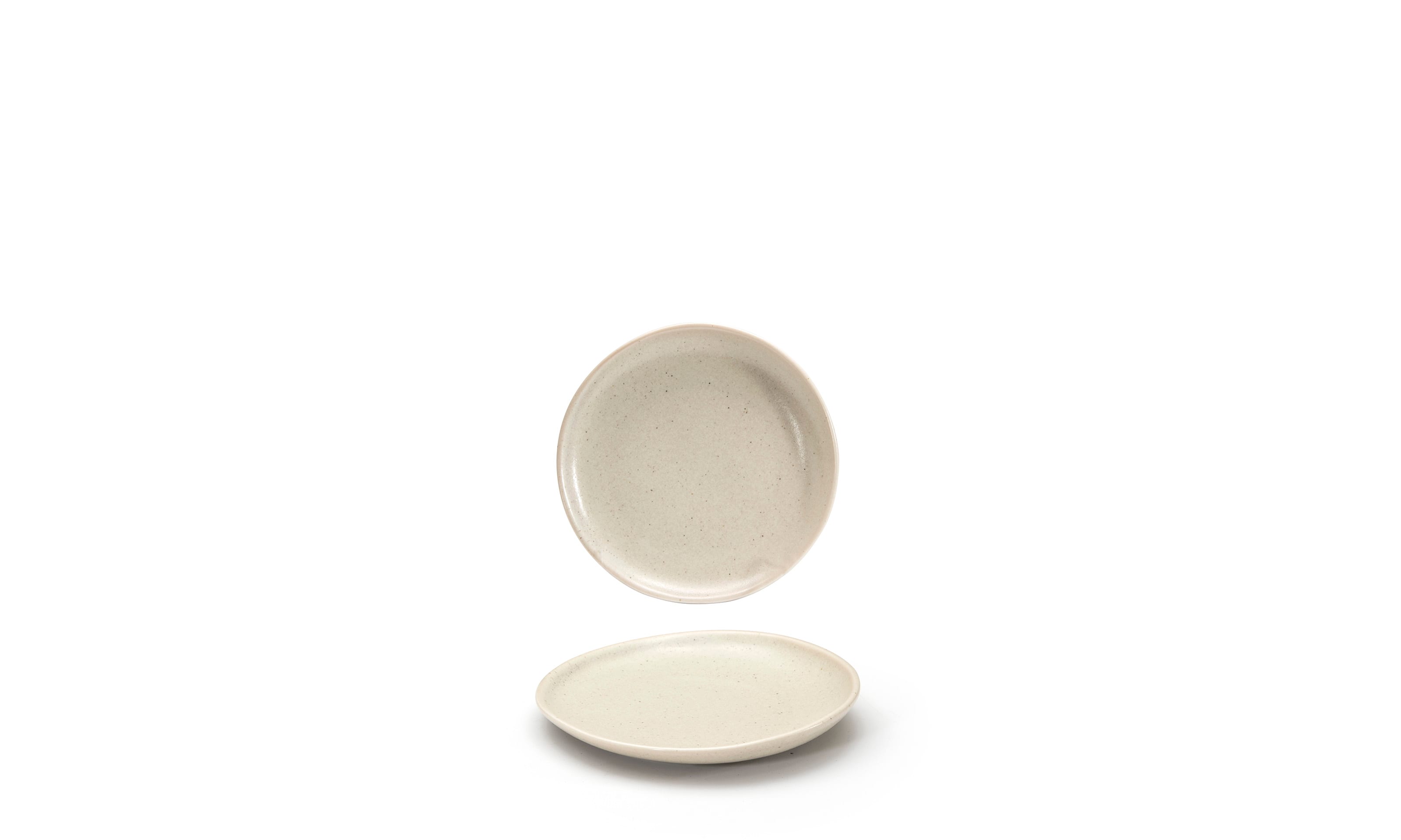 Front of the House DAP076MUP23 6" Round Kiln® Plate, Mushroom, 12/Case