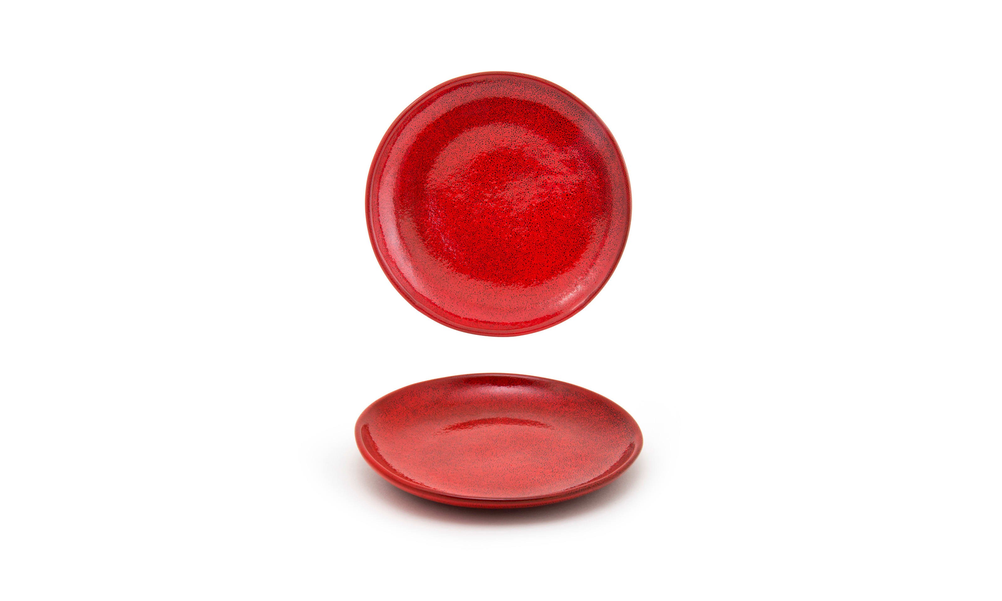Front of the House DAP076RDP23 6" Round Kiln® Plate, Chili, 12/Case