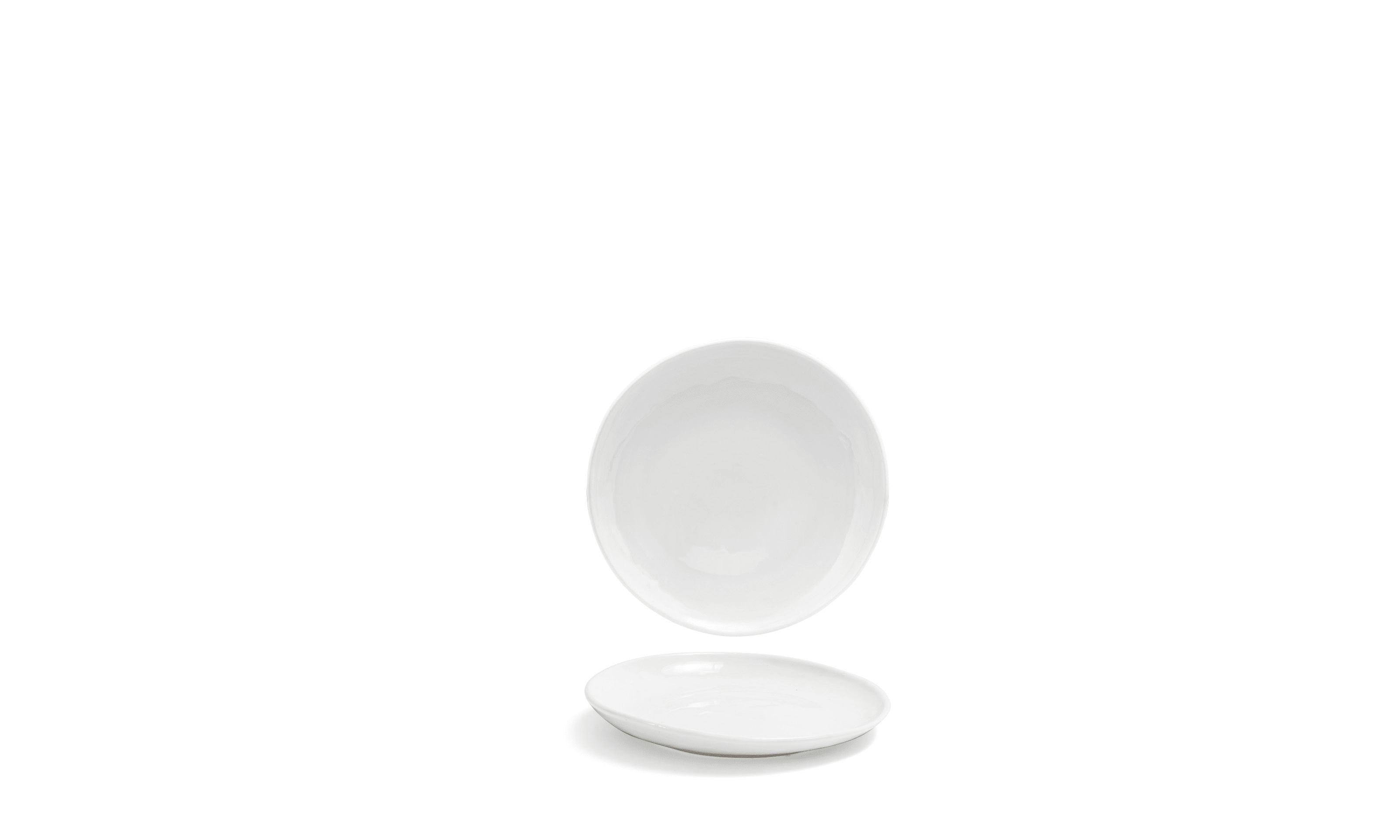 Front of the House DAP076WHP23 6" Round Kiln® Plate, White, 12/Case