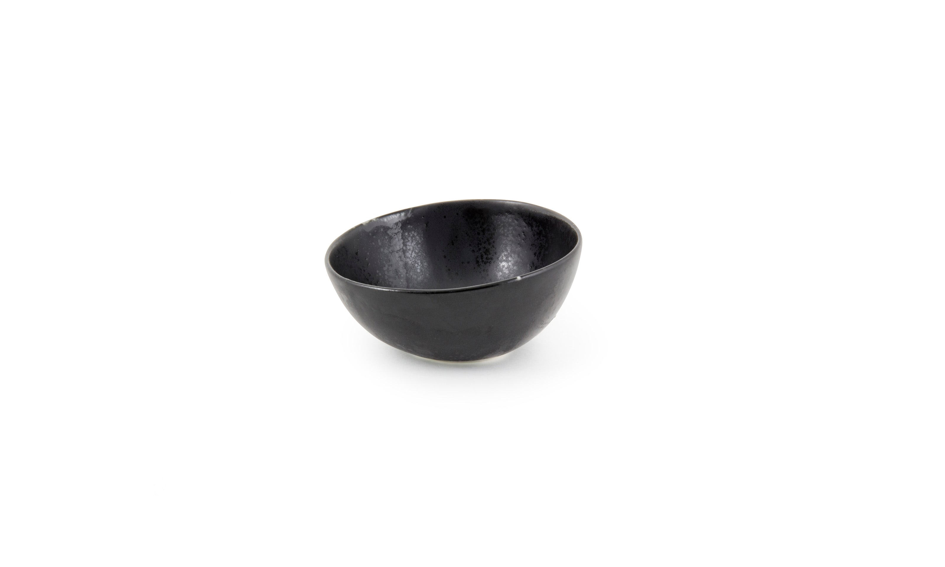 Front of the House DBO142BKP23 5" Round Kiln® Bowl, 10 oz, Pepper, 12/Case