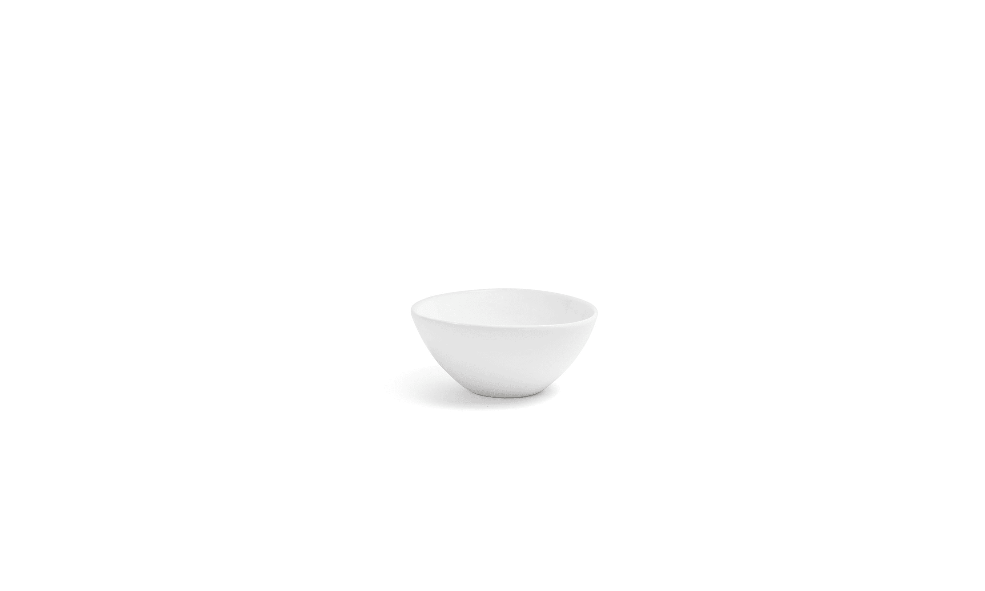 Front of the House DBO142WHP23 5" Round Kiln® Bowl, 10 oz, White, 12/Case