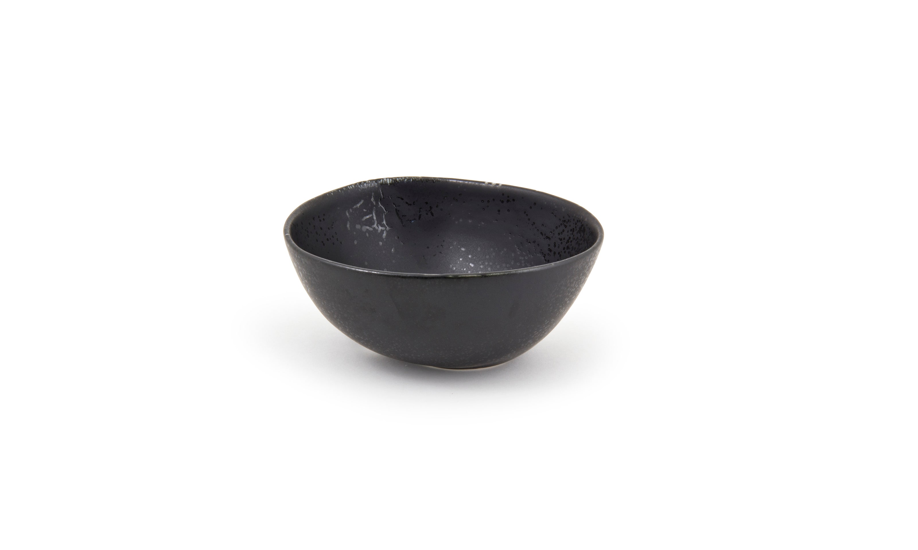 Front of the House DBO143BKP23 6" Round Kiln® Bowl, 21 oz, Pepper, 12/Case
