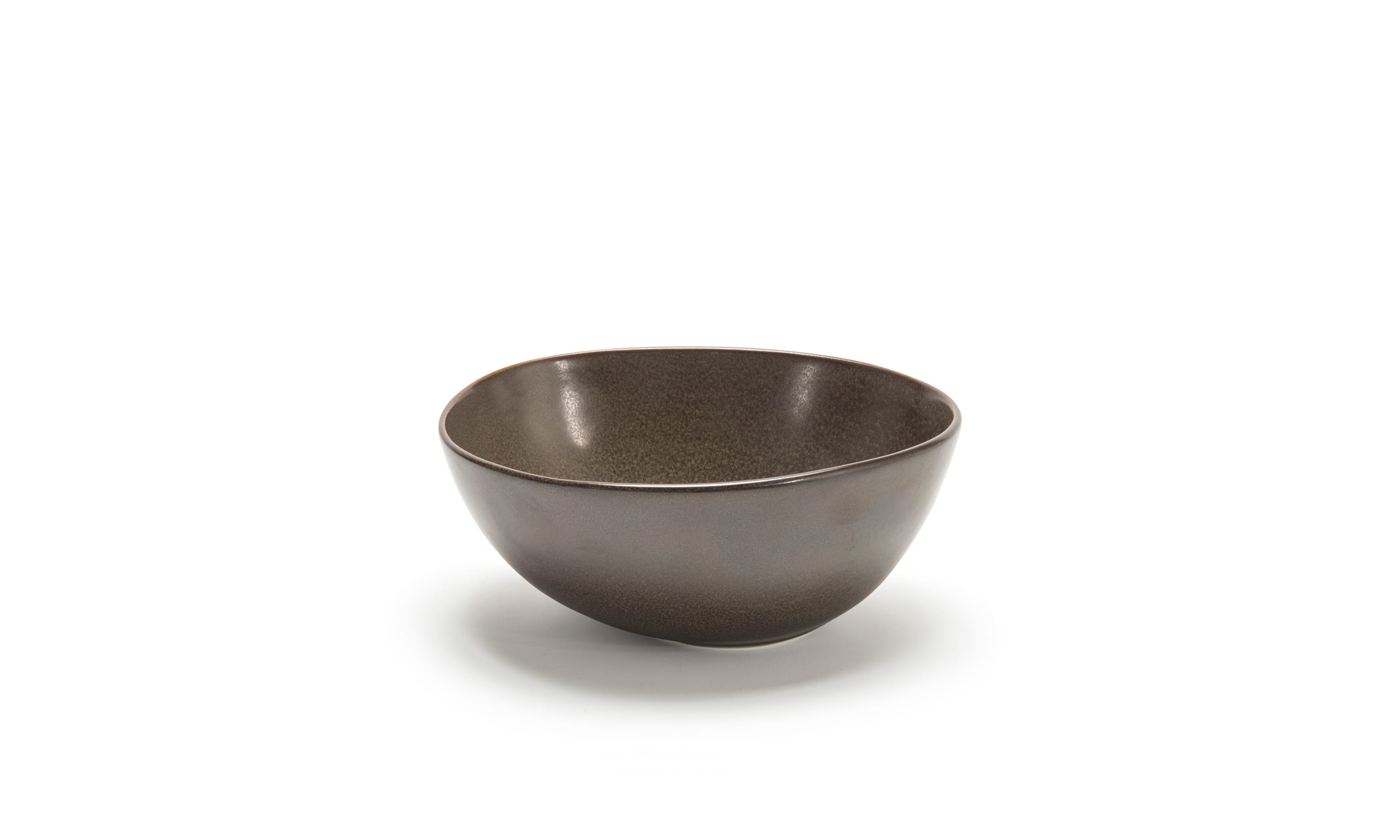 Front of the House DBO143ESP23 6" Round Kiln® Bowl, 21 oz, Mocha, 12/Case