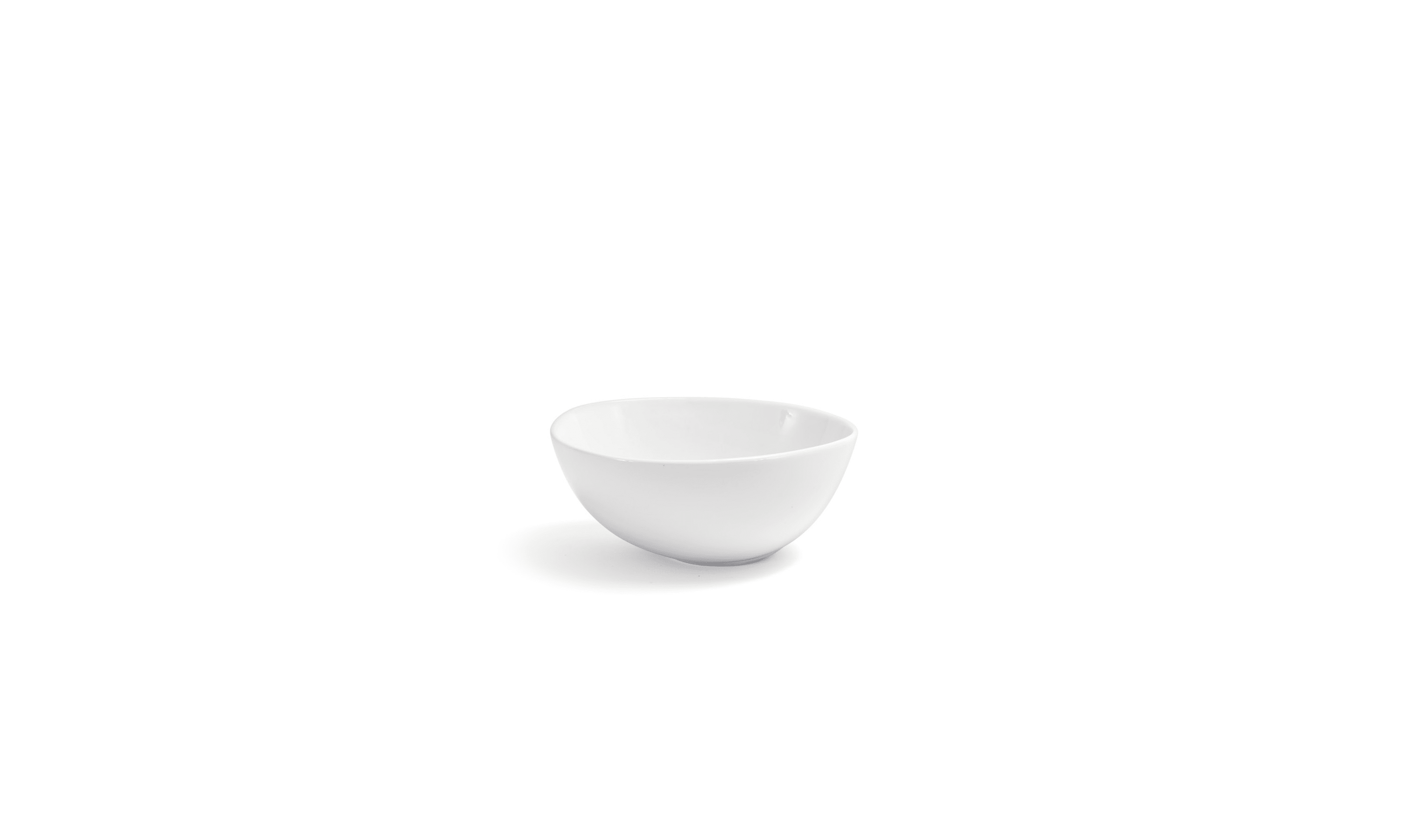 Front of the House DBO143WHP23 6" Round Kiln® Bowl, 21 oz, White, 12/Case