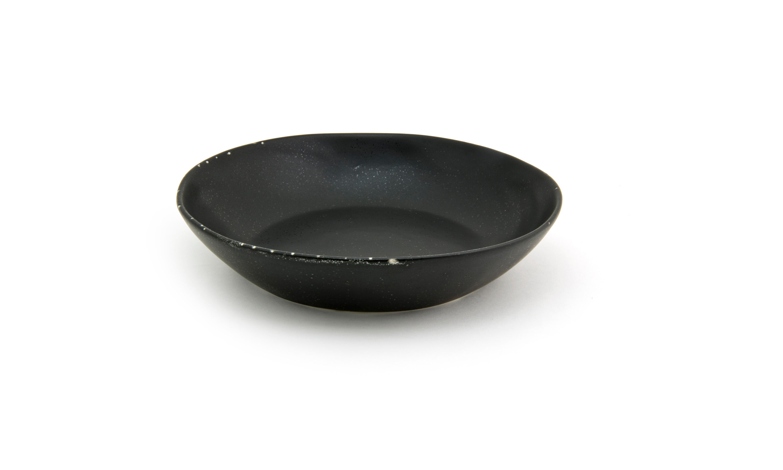 Front of the House DBO144BKP22 8.5" Round Kiln® Bowl, 34 oz, Pepper, 6/Case
