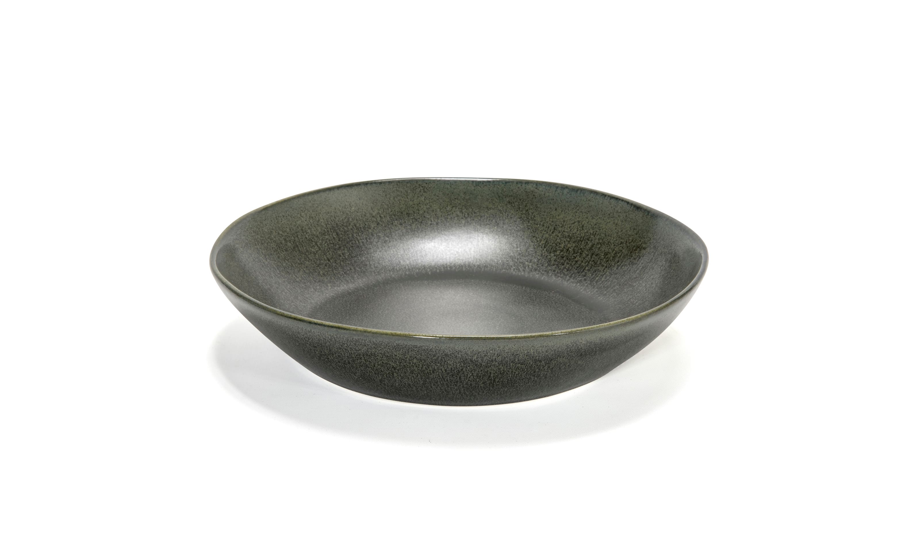 Front of the House DBO144DGP22 8.5" Round Kiln® Bowl, 34 oz, Sage, 6/Case