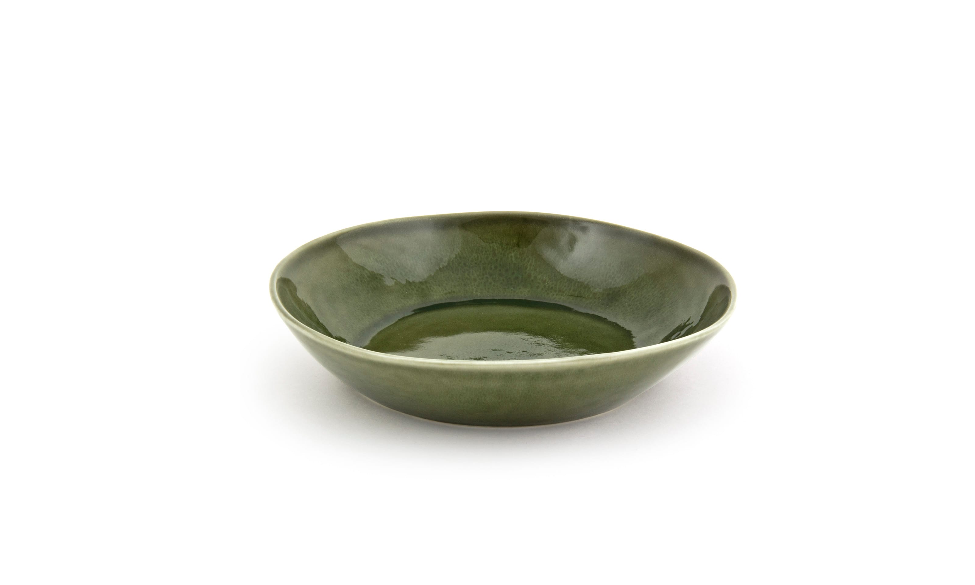 Front of the House DBO144GRP22 8.5" Round Kiln® Bowl, 34 oz, Leek, 6/Case