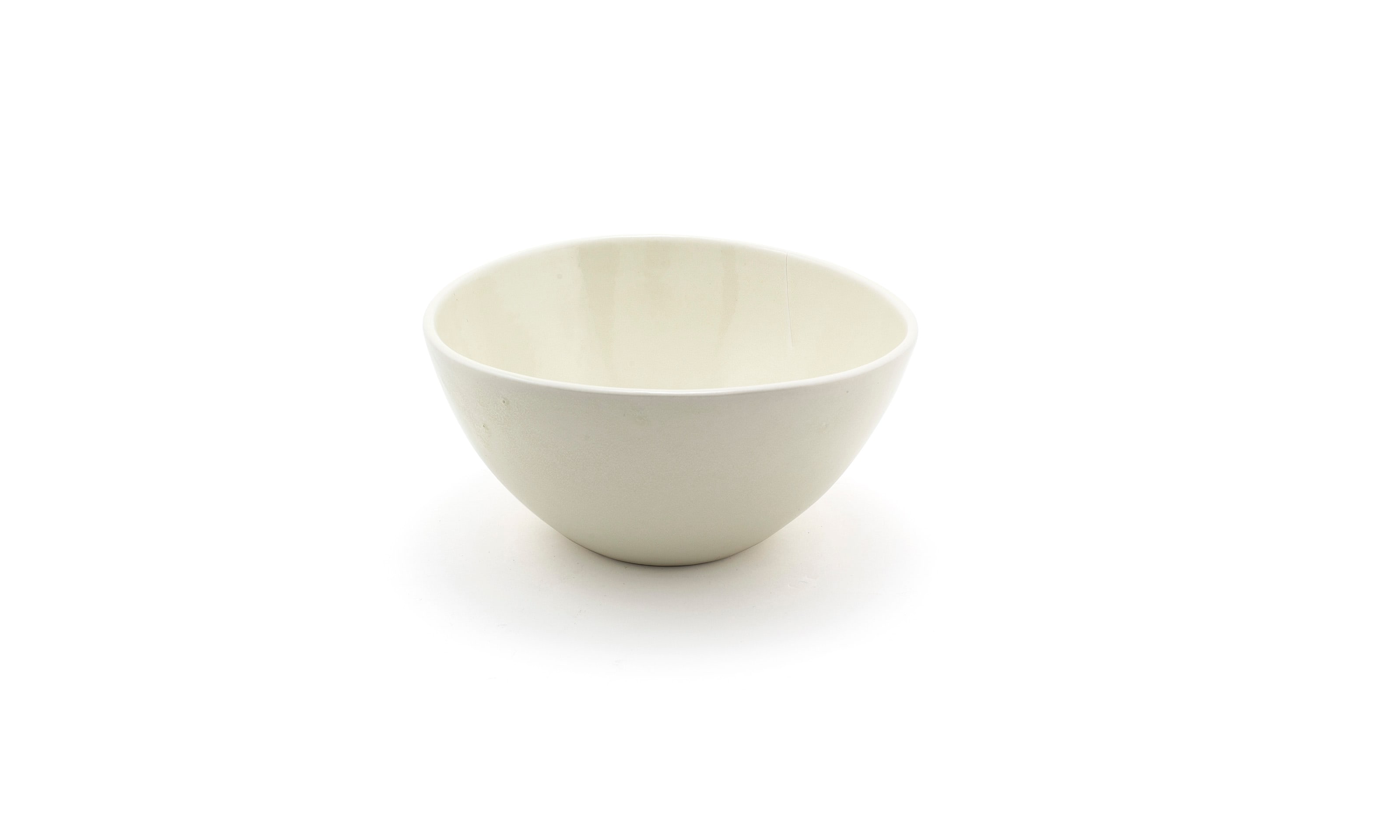 Front of the House DBO154BEP21 7.5" Oval Tall Kiln® Bowl, 42 oz, Vanilla Bean, 4/Case