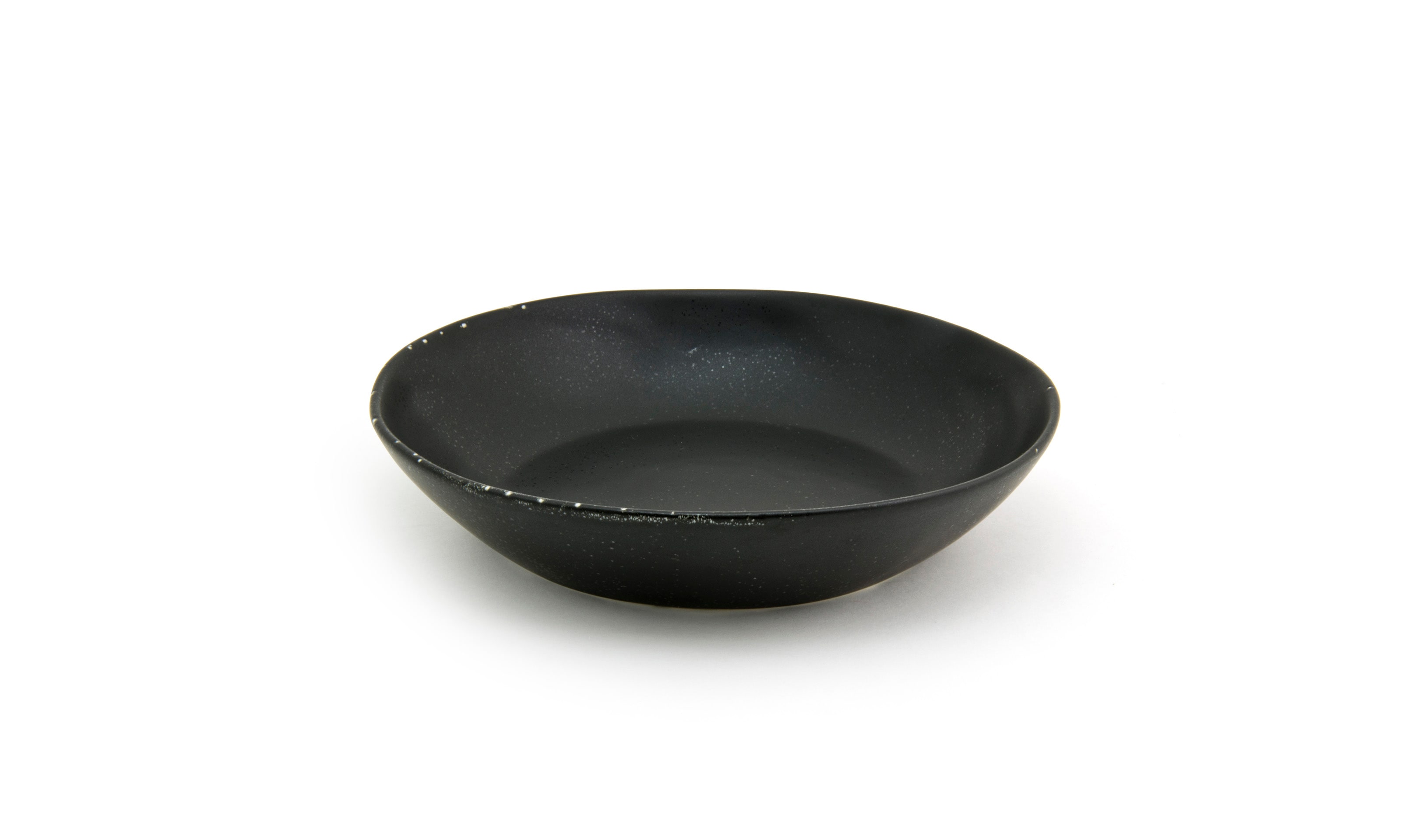 Front of the House DBO157BKP22 9.75" Round Kiln® Bowl, 48 oz, Pepper, 6/Case