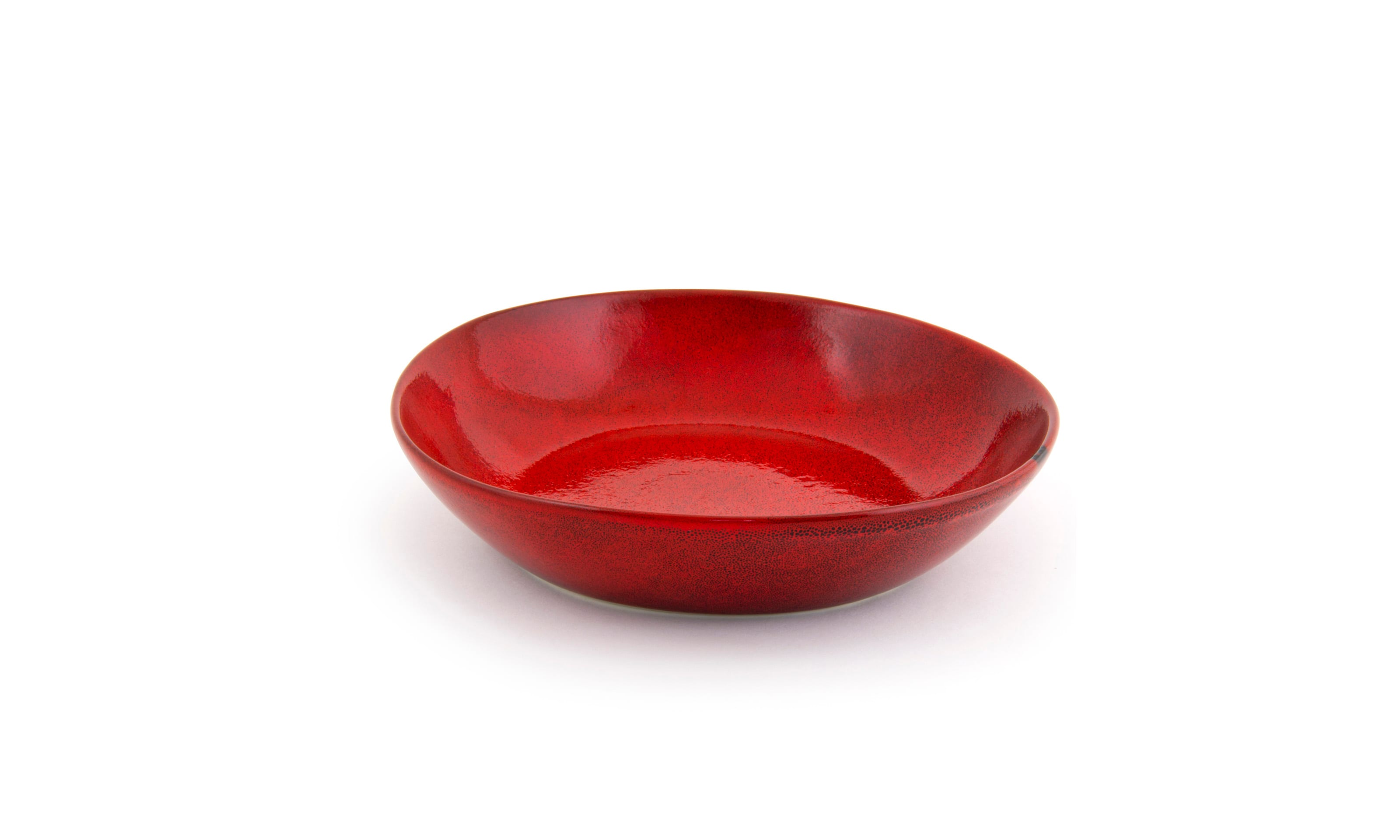 Front of the House DBO157RDP22 9.75" Round Kiln® Bowl, 48 oz, Chili, 6/Case