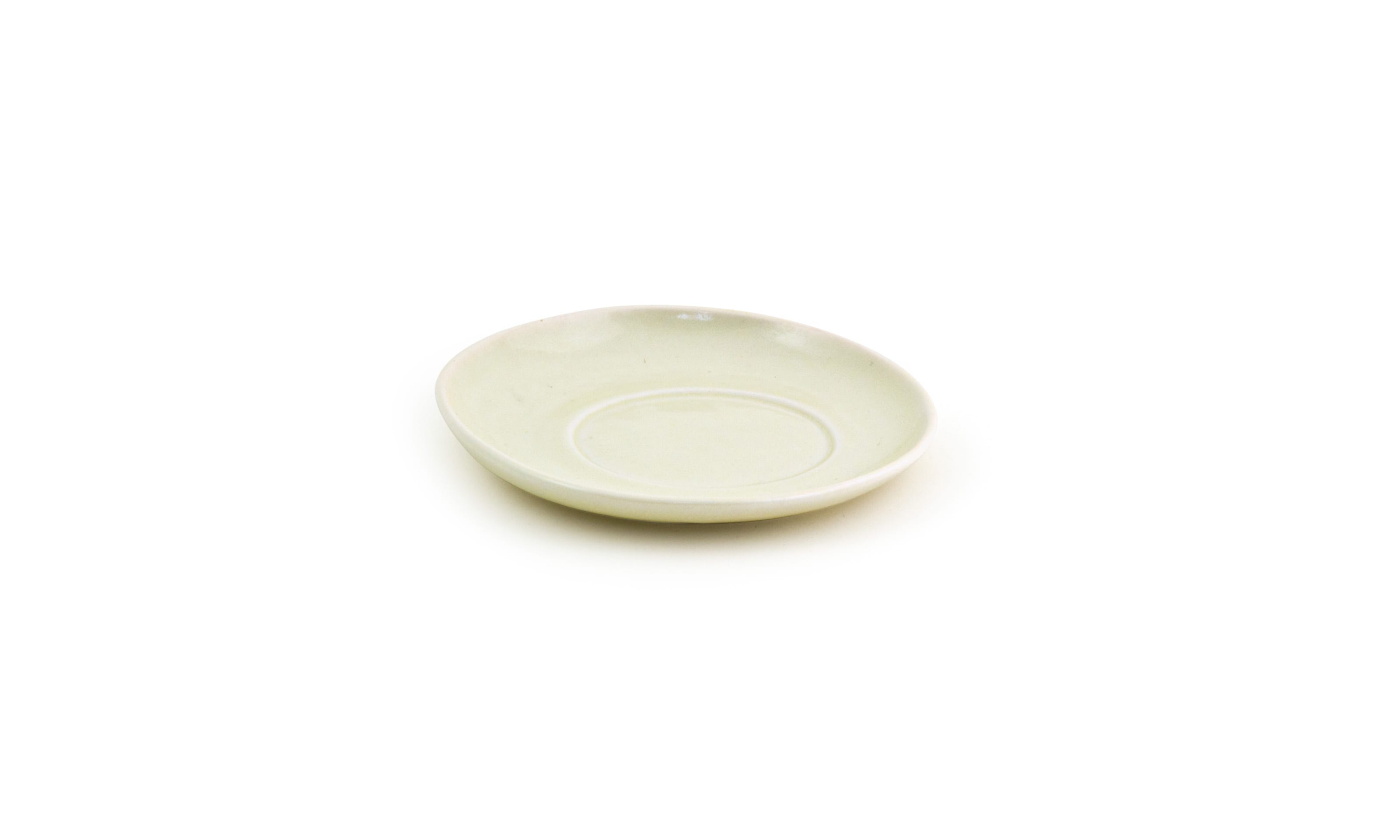 Front of the House DCS047BEP23 6" Round Kiln® Saucer, Vanilla Bean, 12/Case