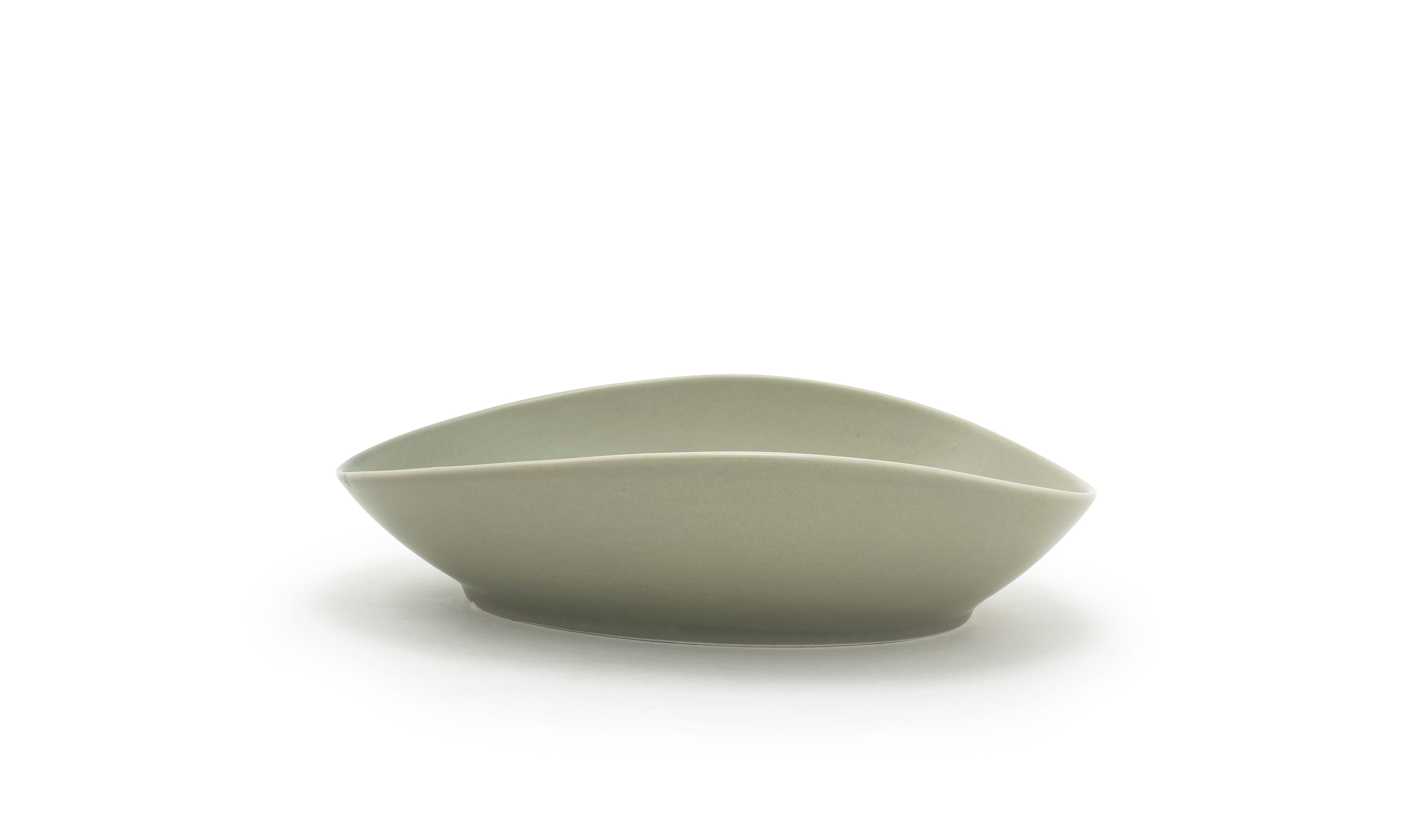 Front of the House DBO145GYP20 11" Oval Tides® Bowl, 40 oz, Pumice, 2/Case