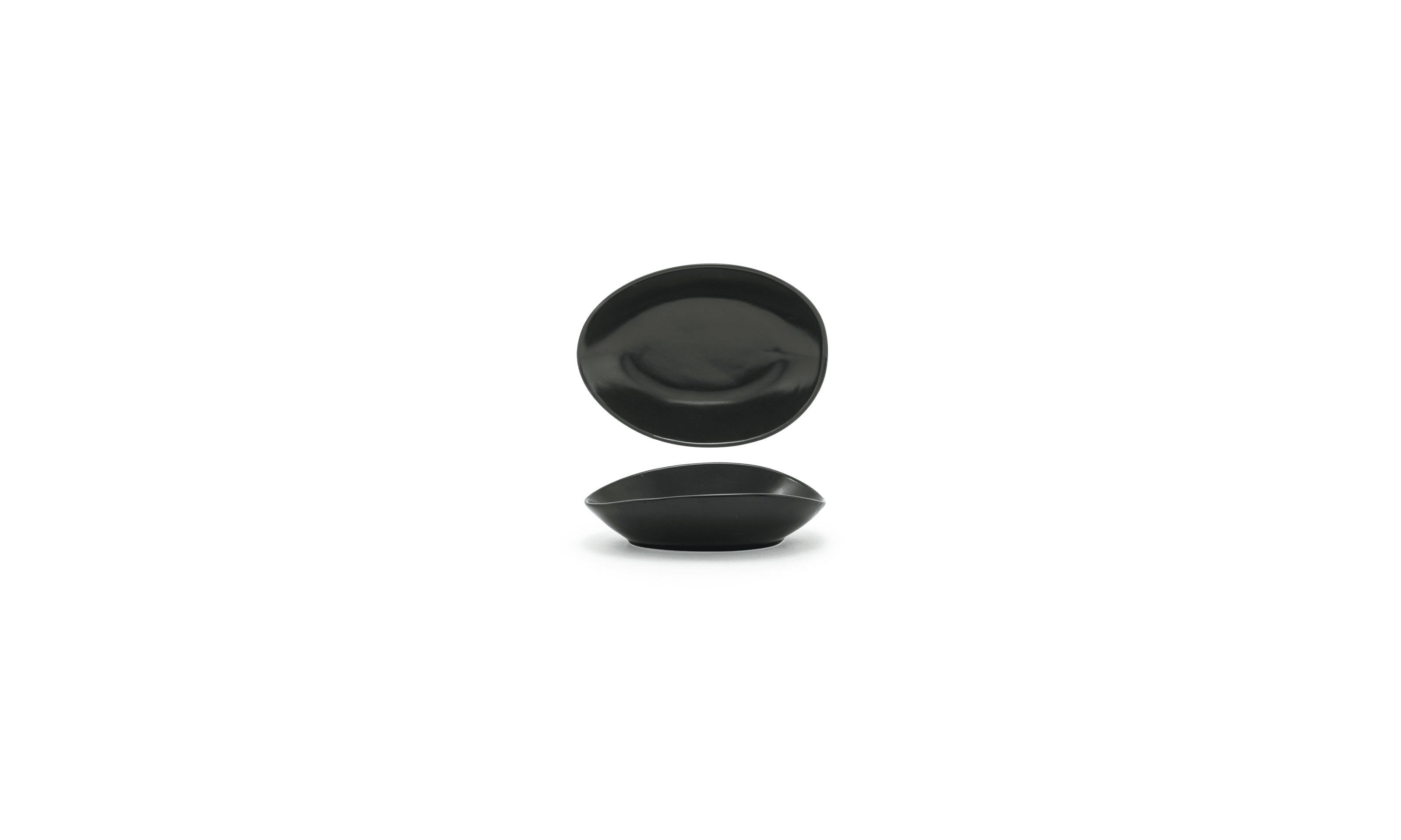 Front of the House DBO148BKP22 6 oz Oval Tides® Bowl, Mussel, 6/Case