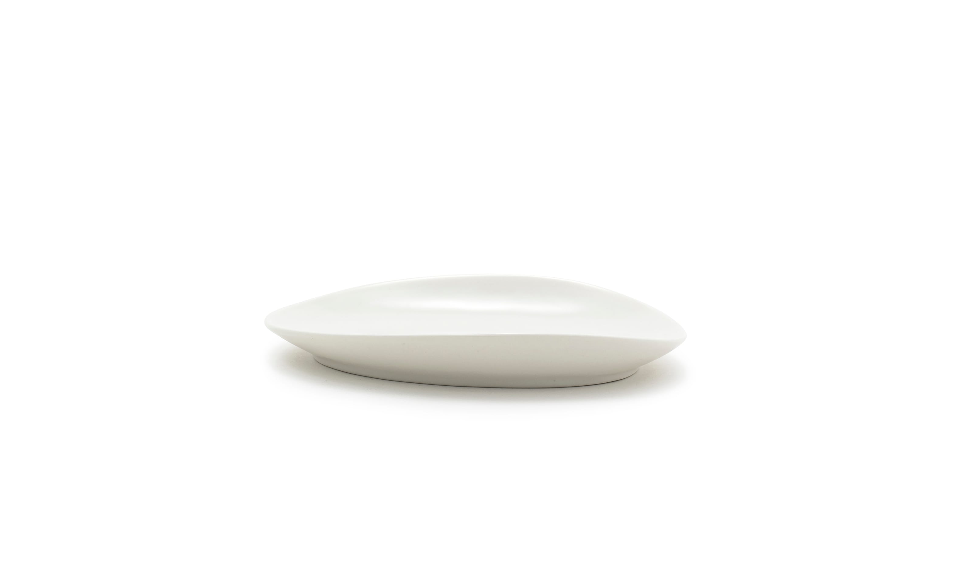 Front of the House DSP033BEP22 8" Oval Tides® Plate, Scallop, 6/Case