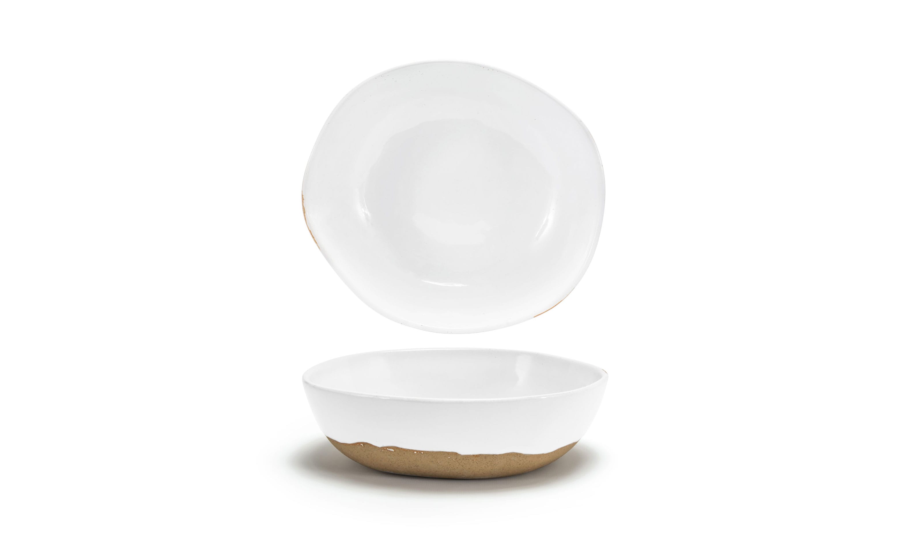 Front of the House DBO161WHP21 8.75" Round Artefact® Bowl, 48 oz, White, 4/Case