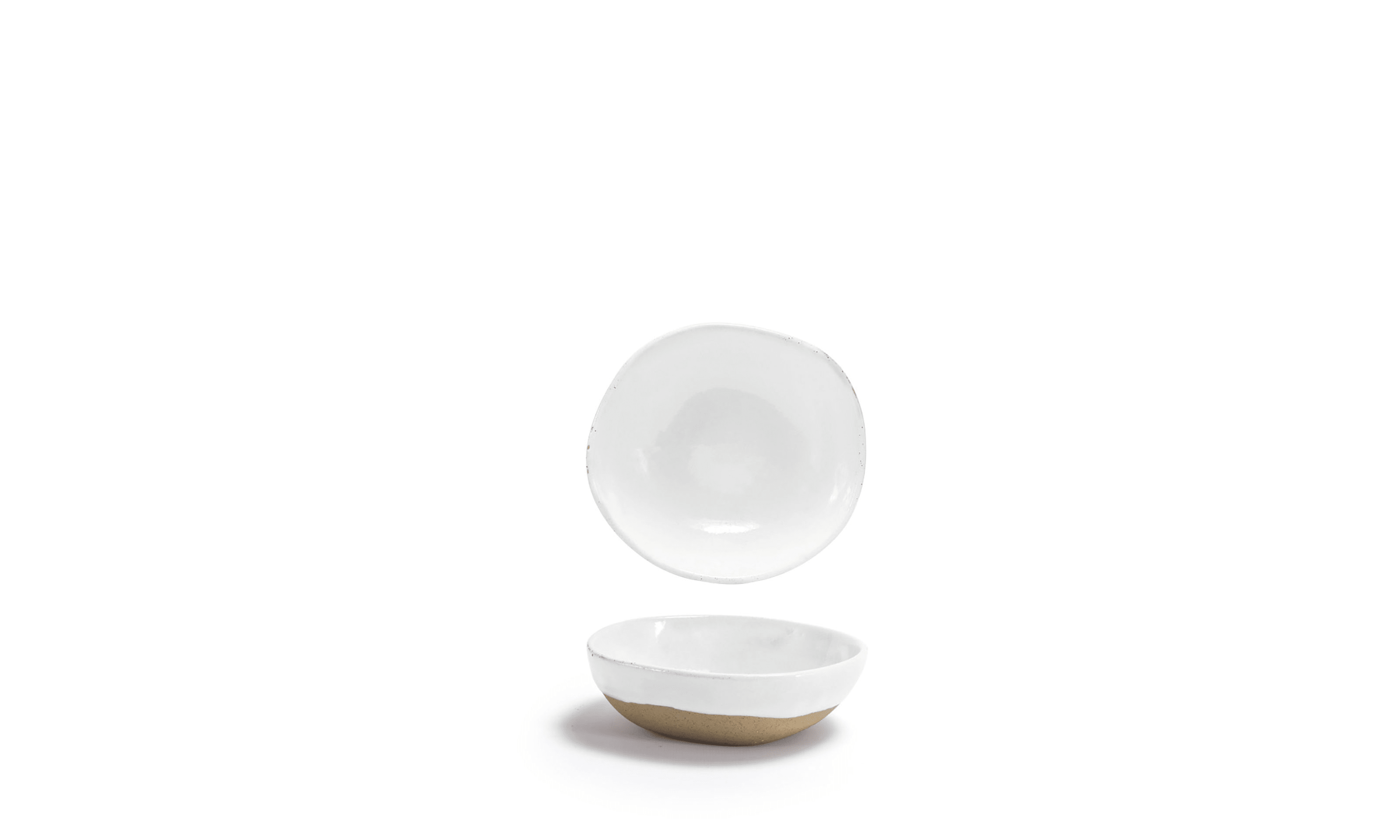 Front of the House DBO164WHP23 5.25" Round Artefact® Bowl, 11 oz, White, 12/Case