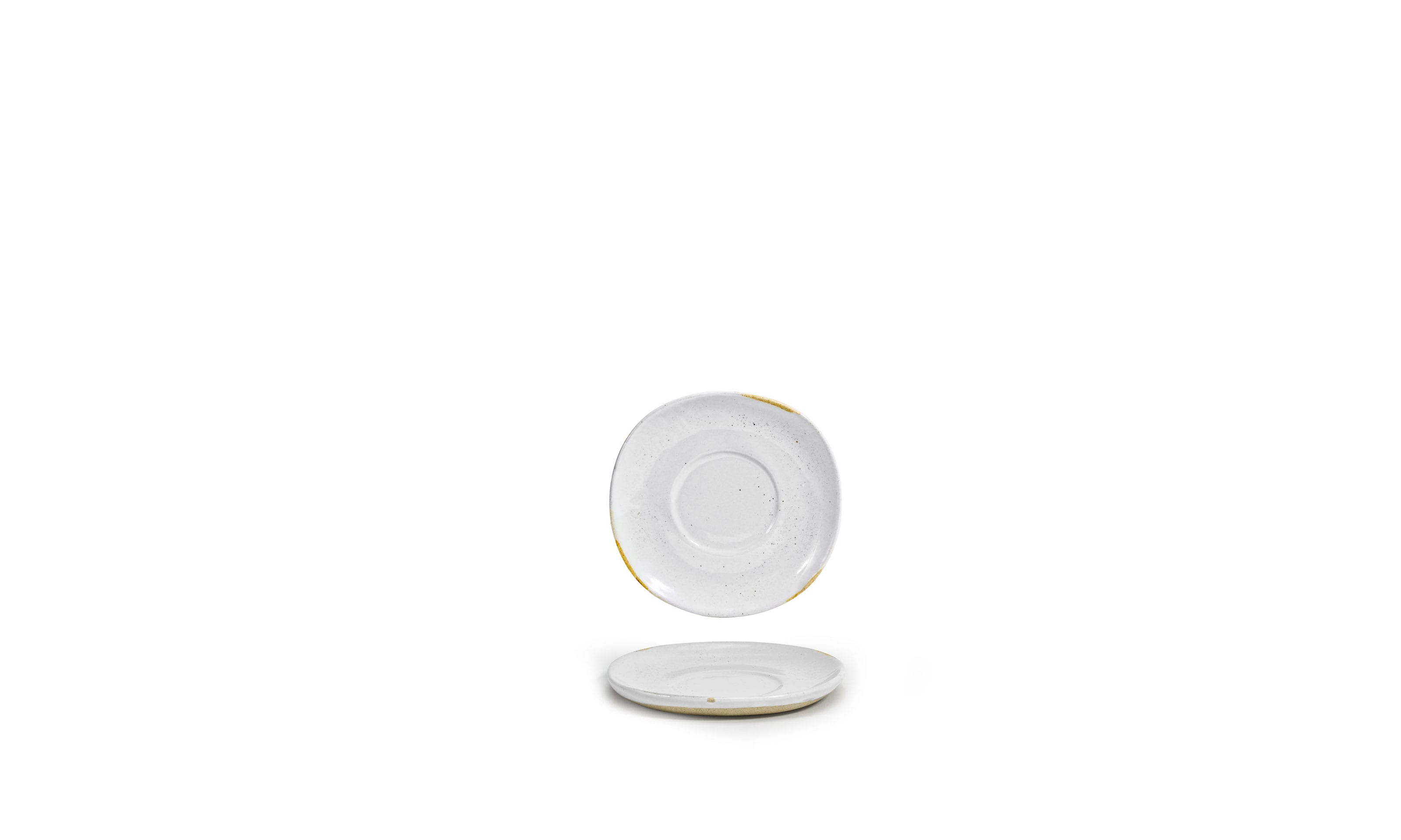 Front of the House DCS070BEP23 4.5" Artefact® Saucer, Ash, 12/Case