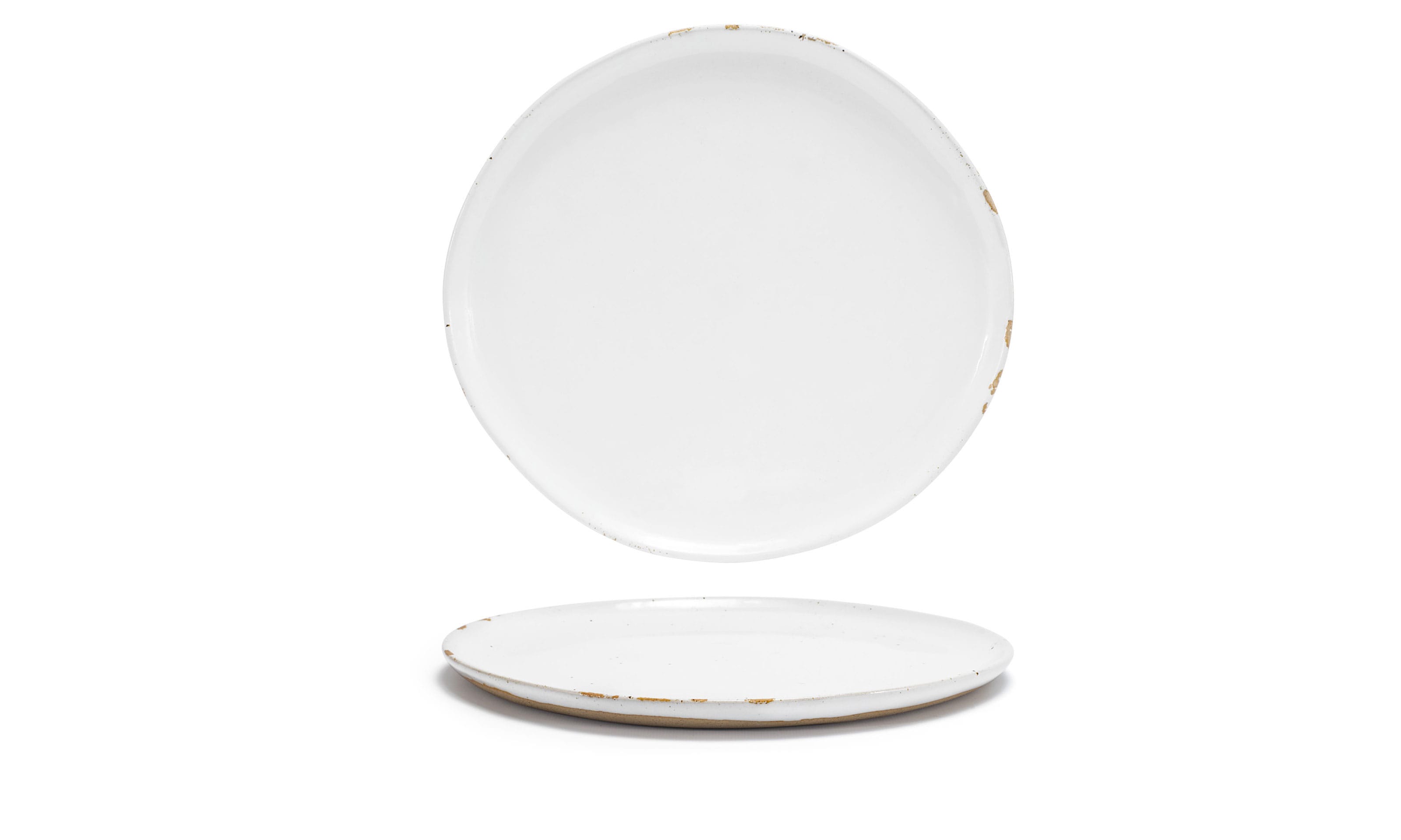 Front of the House DDP068WHP21 11" Round Artefact® Plate, White, 4/Case
