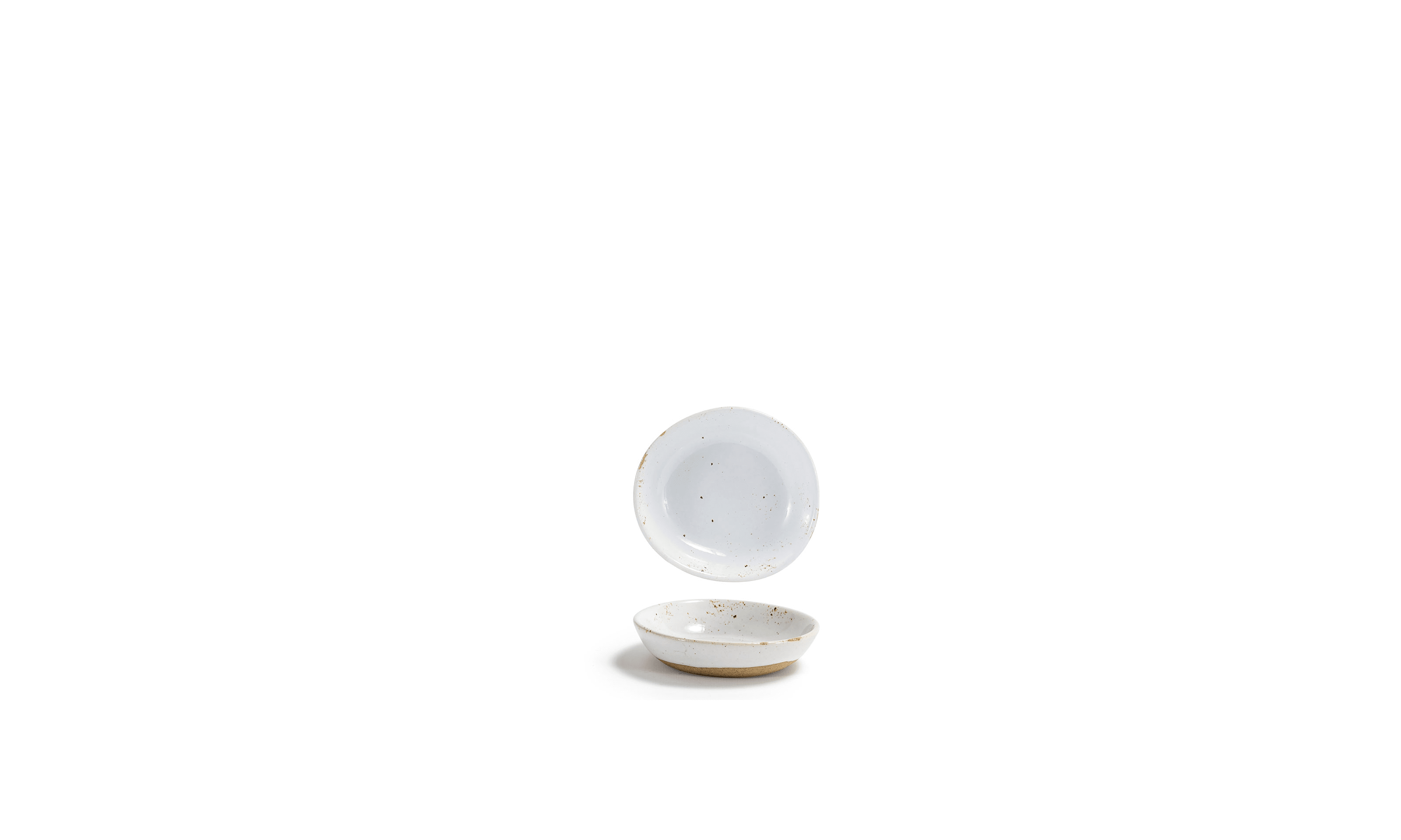 Front of the House DSD070BEP23 3.5 oz Round Artefact® Ramekin, Ash, 12/Case