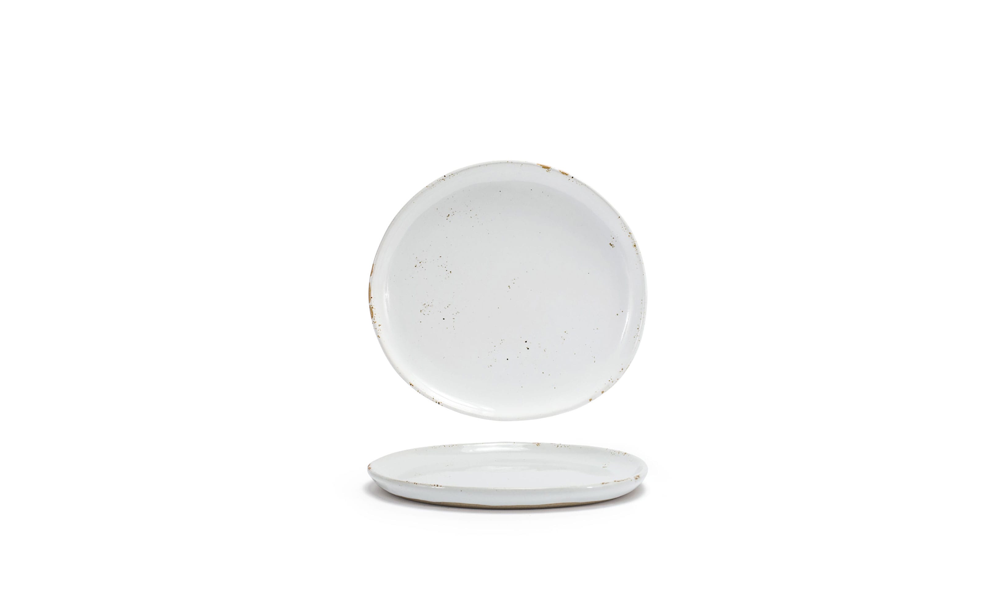 Front of the House DSP036BEP23 7.5" Round Artefact® Plate, Ash, 12/Case