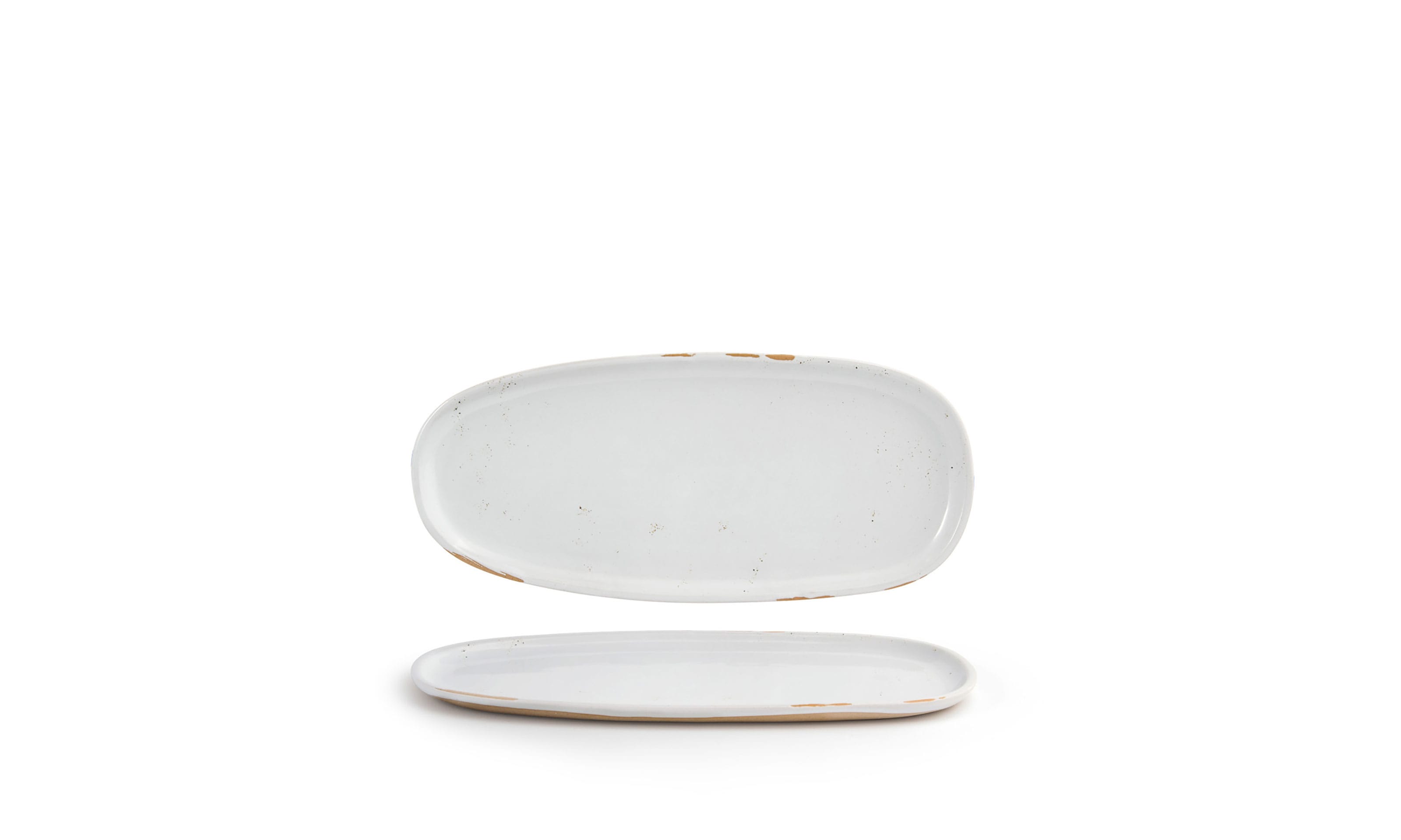 Front of the House DSP037BEP23 11" Oval Artefact® Plate, Ash, 12/Case