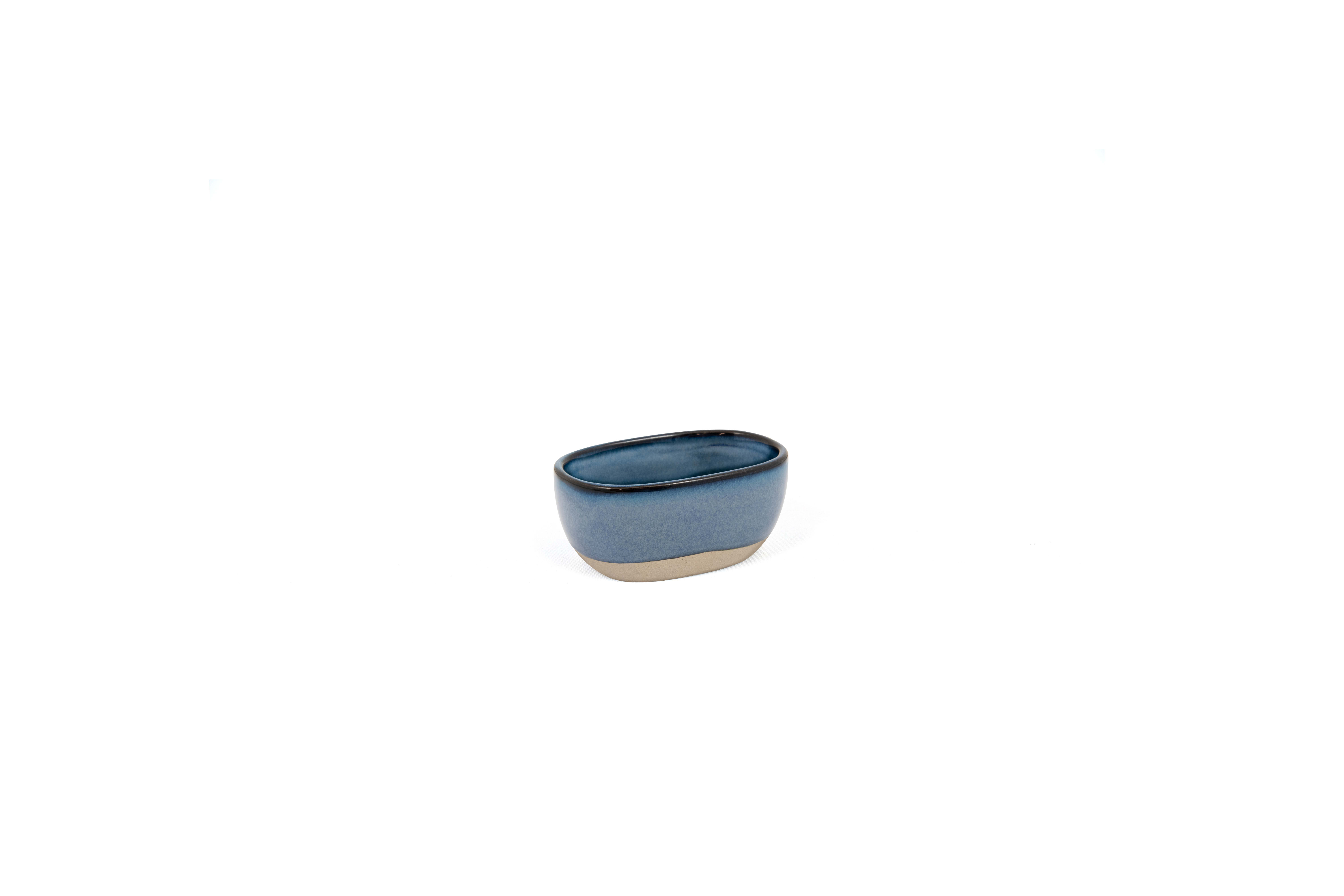 Front of the House TSH010BLP22 4" x 3" Artefact® Holder, Indigo, 6/Case