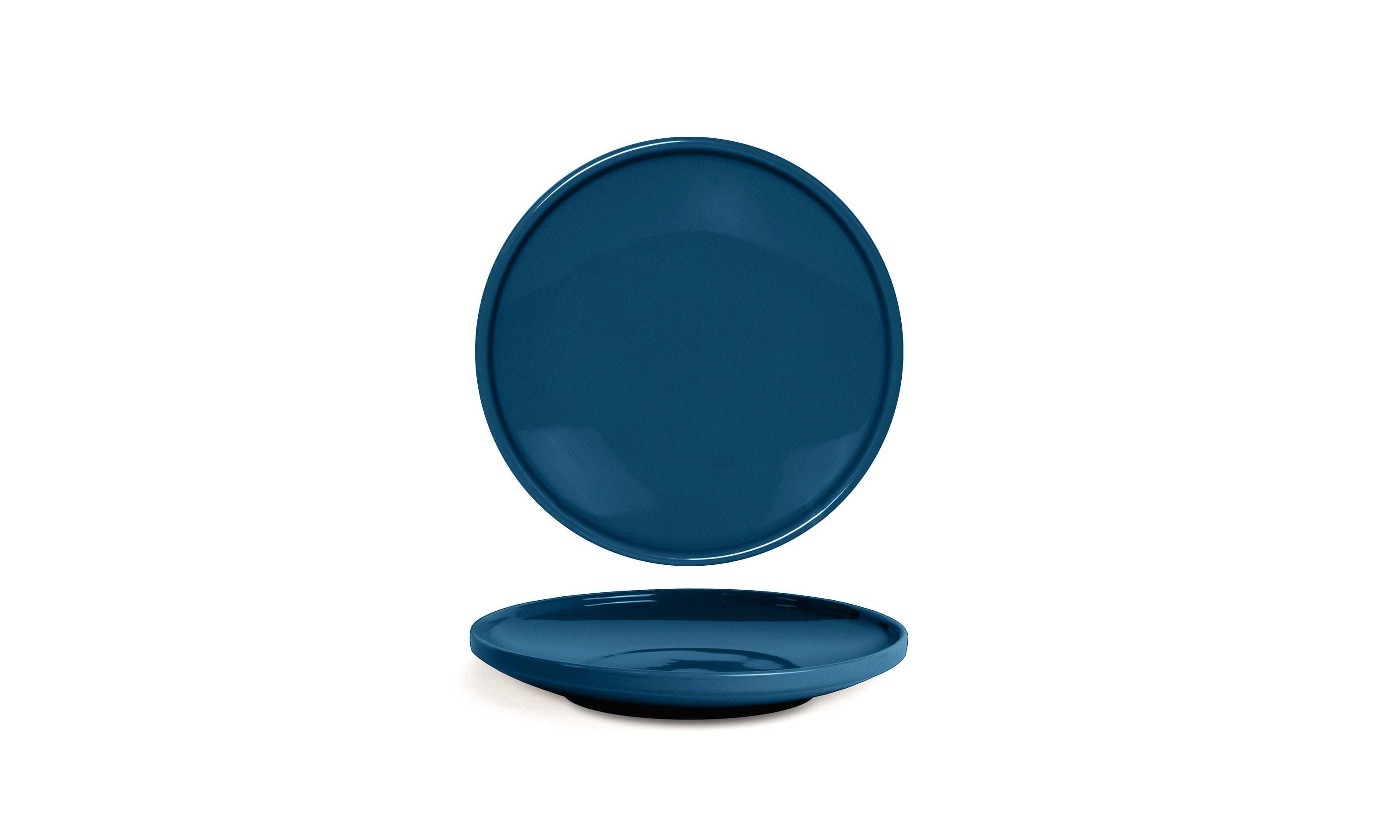 Front of the House DAP092BLP23 6" Round Bevel™ Plate, Lapis, 12/Case