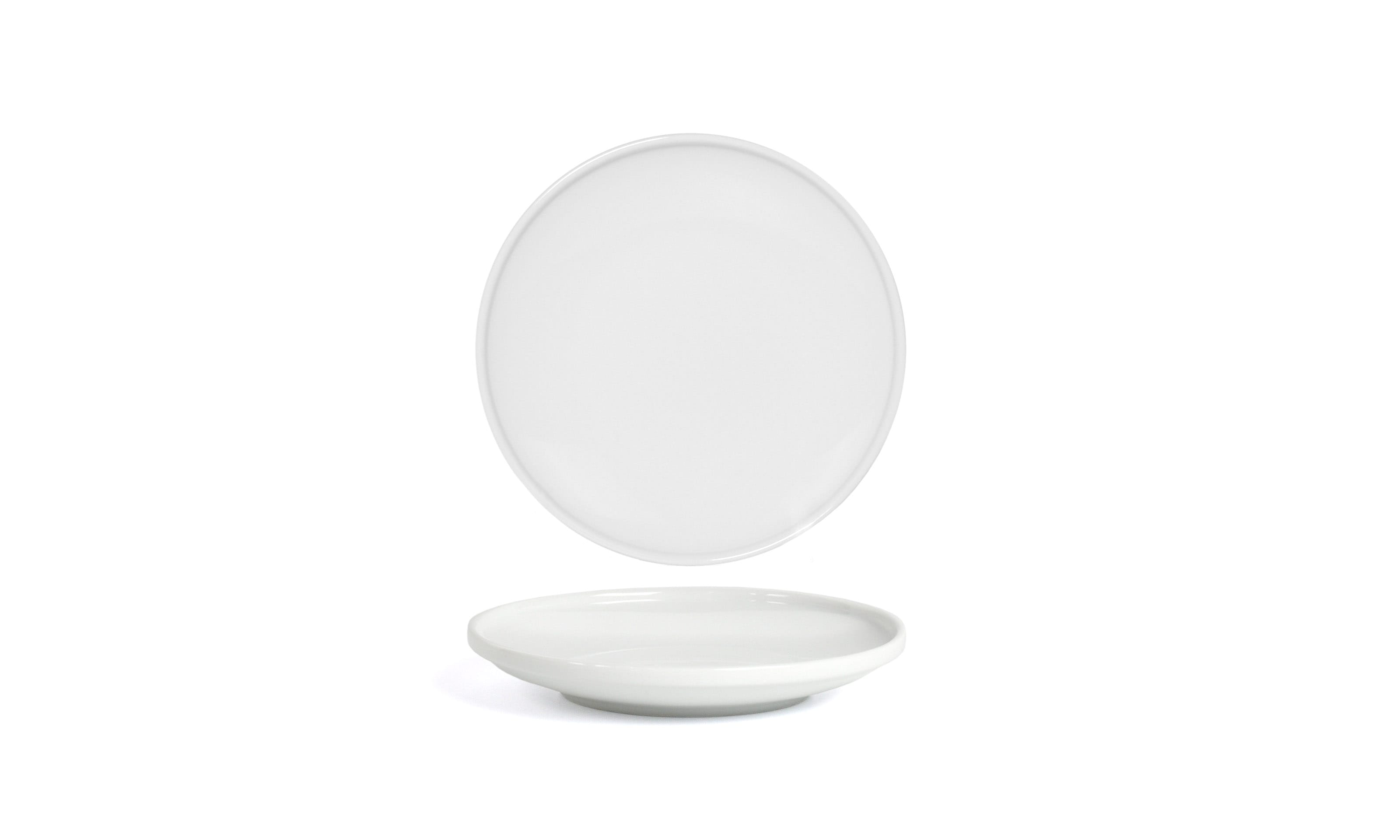 Front of the House DAP092WHP23 6" Round Bevel™ Plate, White, 12/Case