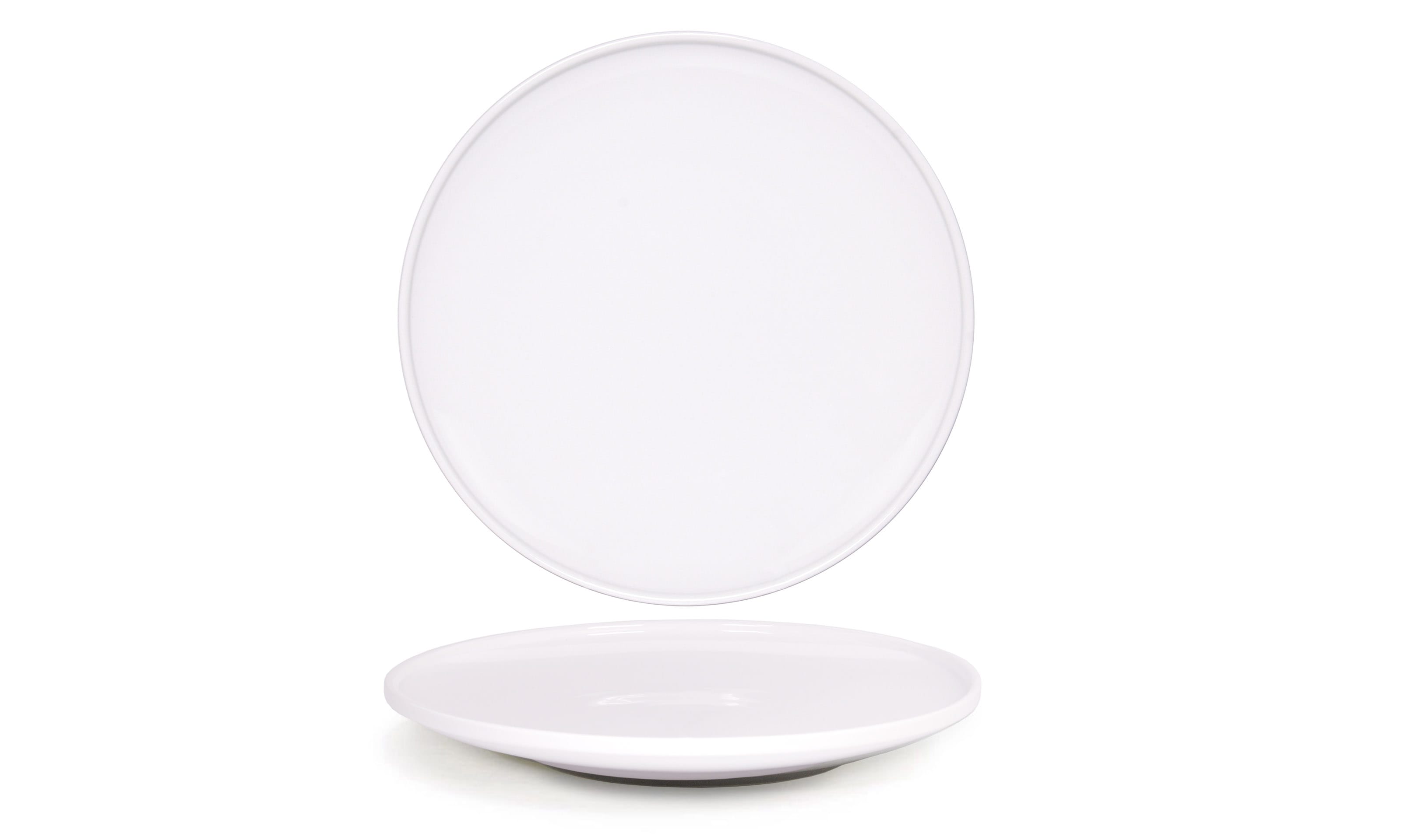 Front of the House DDP094WHP21 11" Round Bevel™ Plate, White, 4/Case