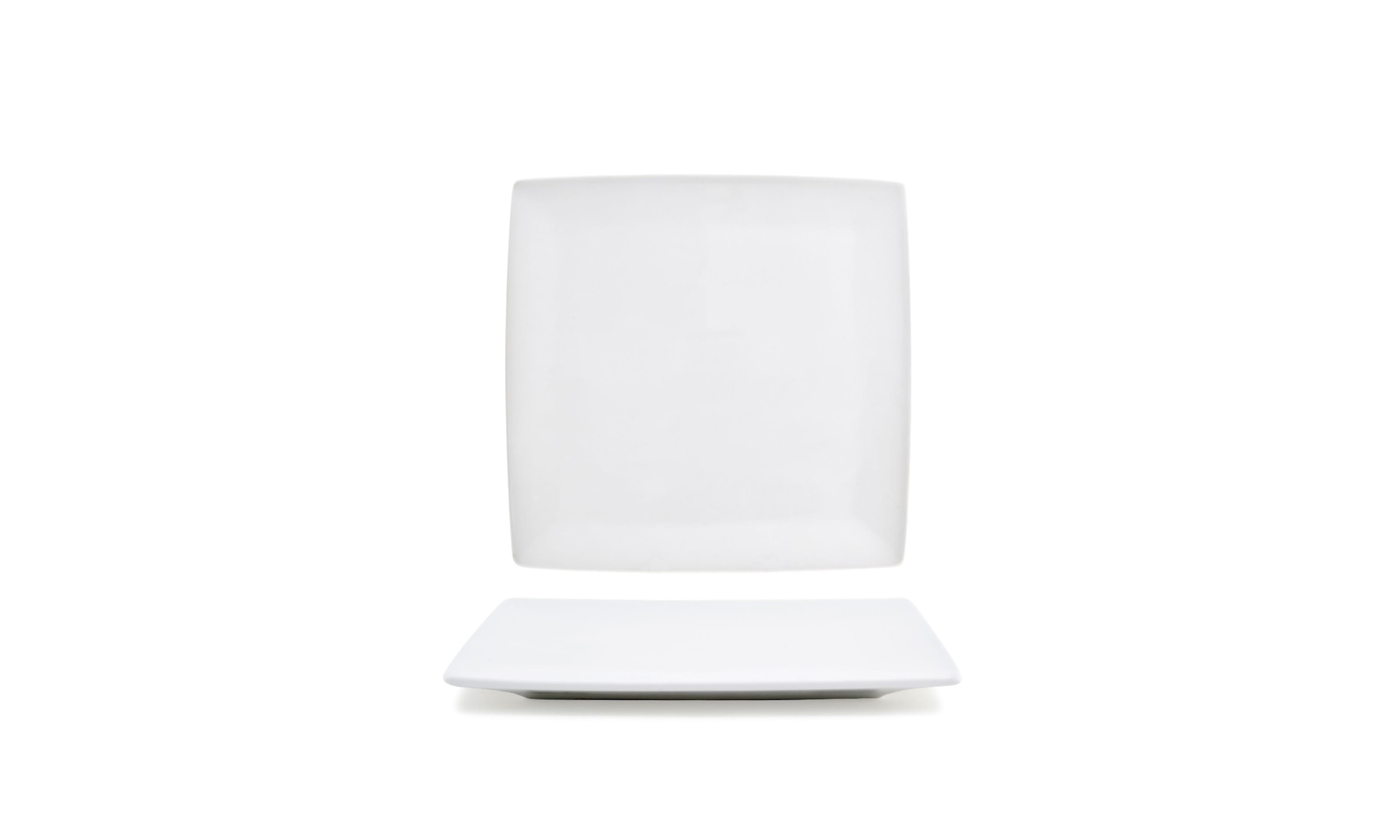 Front of the House DAP027WHP23 7.5" Square Canvas® Plate, 12/Case