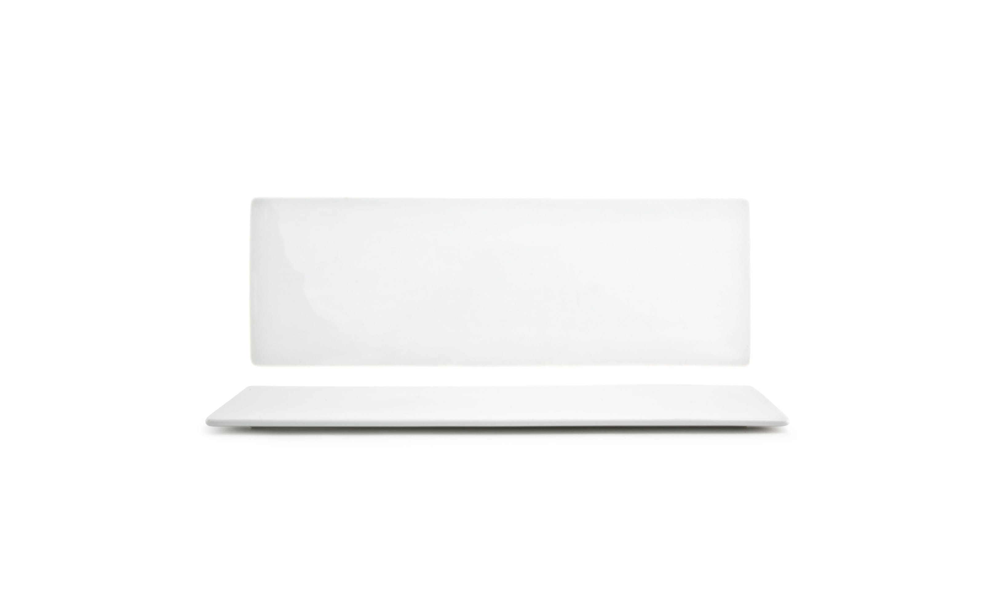 Front of the House DAP028WHP23 12" x 4" Canvas® Plate, 12/Case