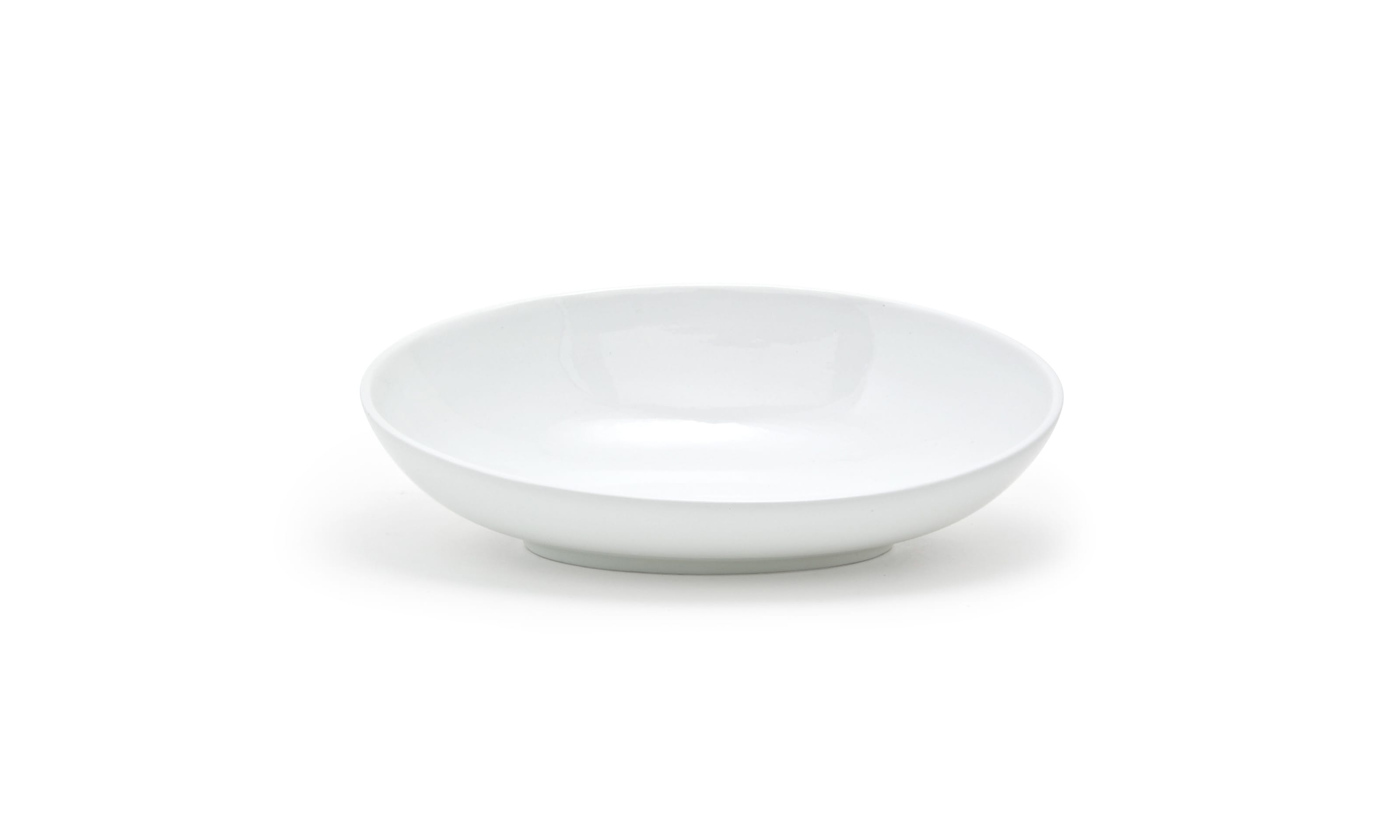 Front of the House DBO110WHP20 13" Oval Ellipse™ Slanted Bowl, 36 oz, 2/Case